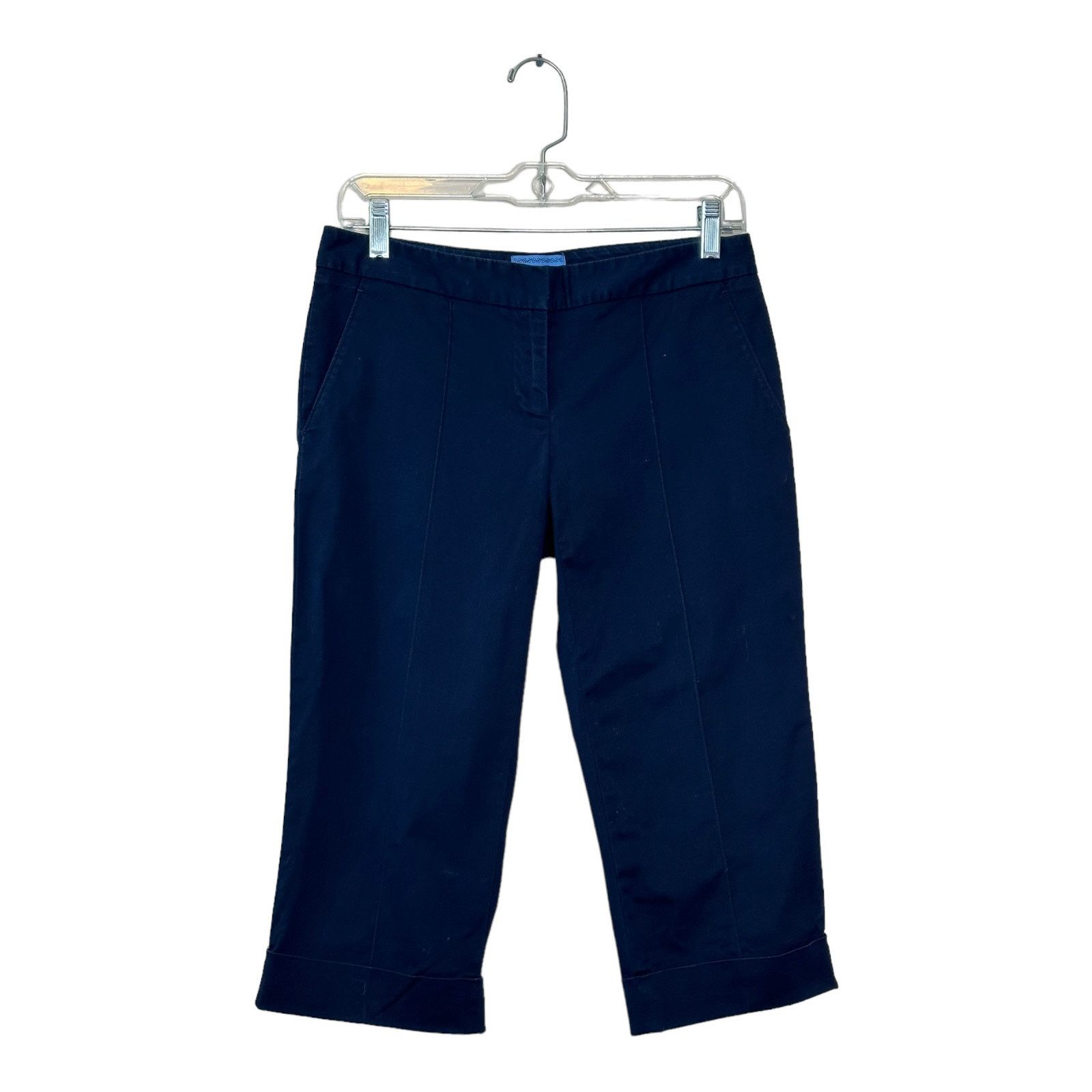 Vera Wang Simply Vera blue capri pants size 4 Size 27" / US 4 / IT 40 - 2 Thumbnail