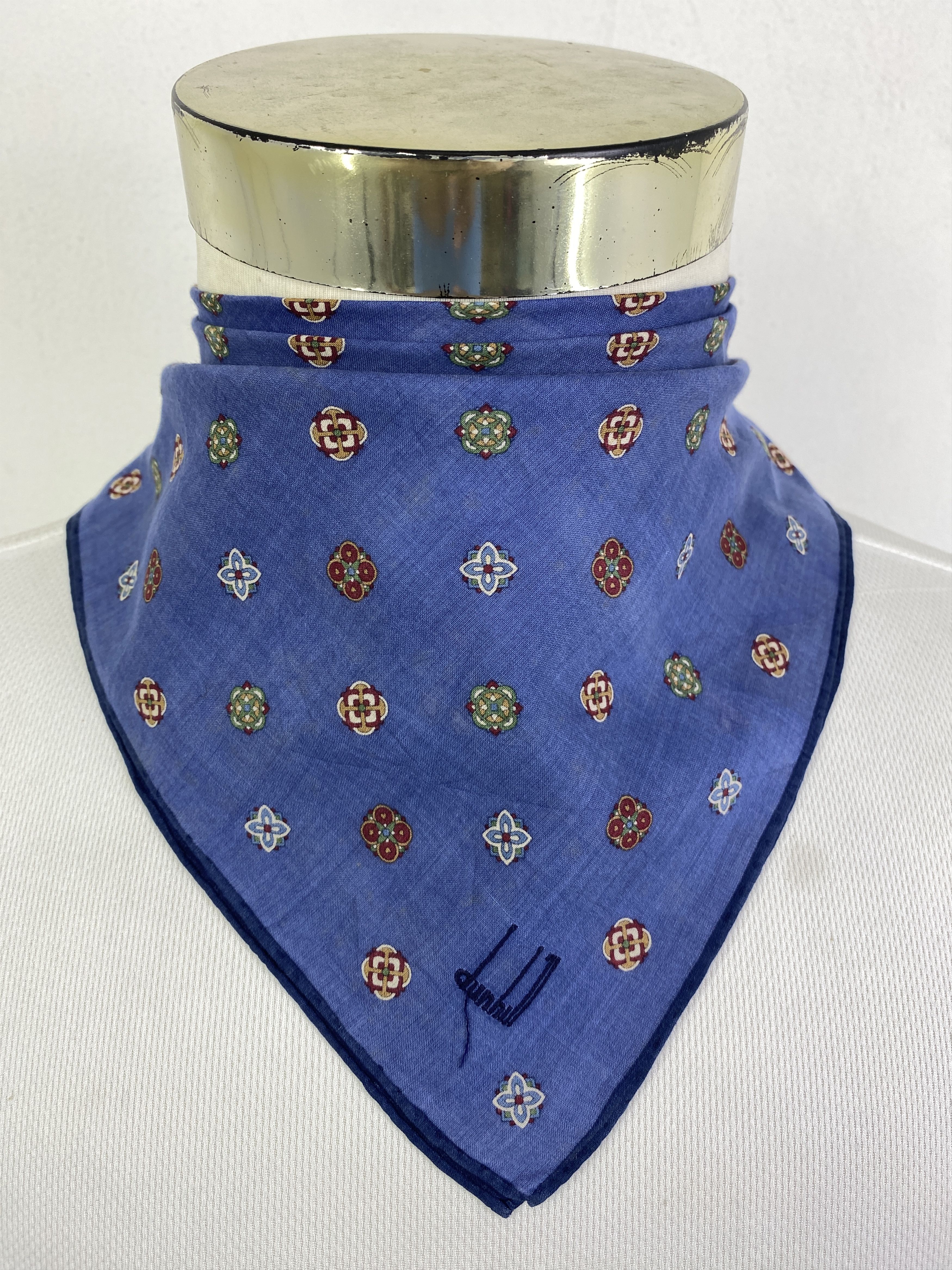Alfred Dunhill Vintage Dunhill Handkerchief / Neckerchief HKC0973 Size ONE SIZE - 2 Thumbnail