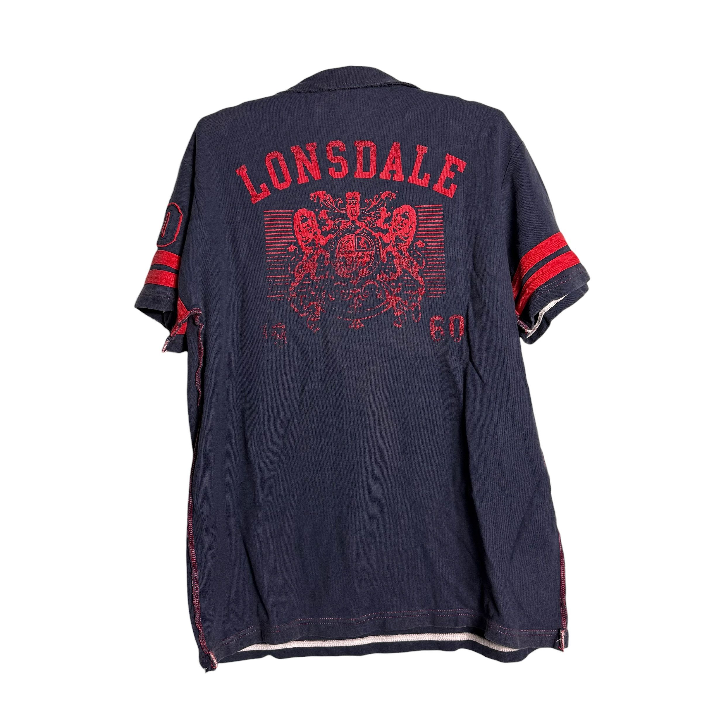 Lonsdale 🔥RARE🔥Vintage Lonsdale London Moyne Patches Polo Shirt Size US XL / EU 56 / 4 - 7 Thumbnail