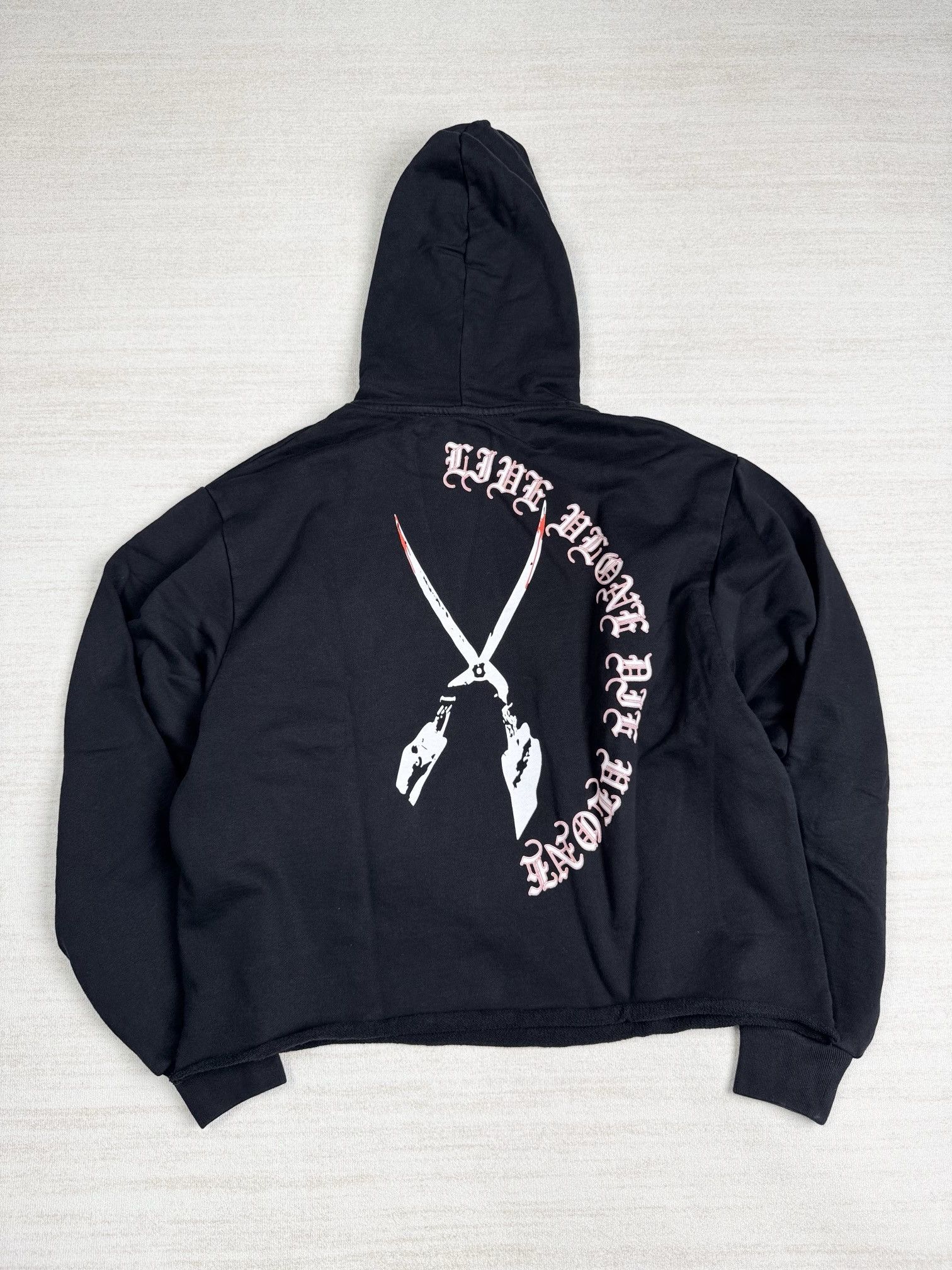 Vlone vlone slit scissors hoodie Size US M / EU 48-50 / 2 - 1 Thumbnail