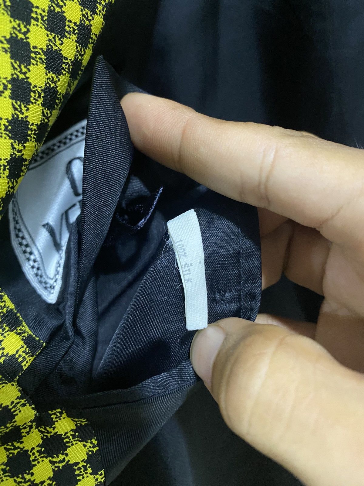 Versace Vintage Gianni Versace Silk Checked Pattern Design Jacket Size US M / EU 48-50 / 2 - 14 Thumbnail