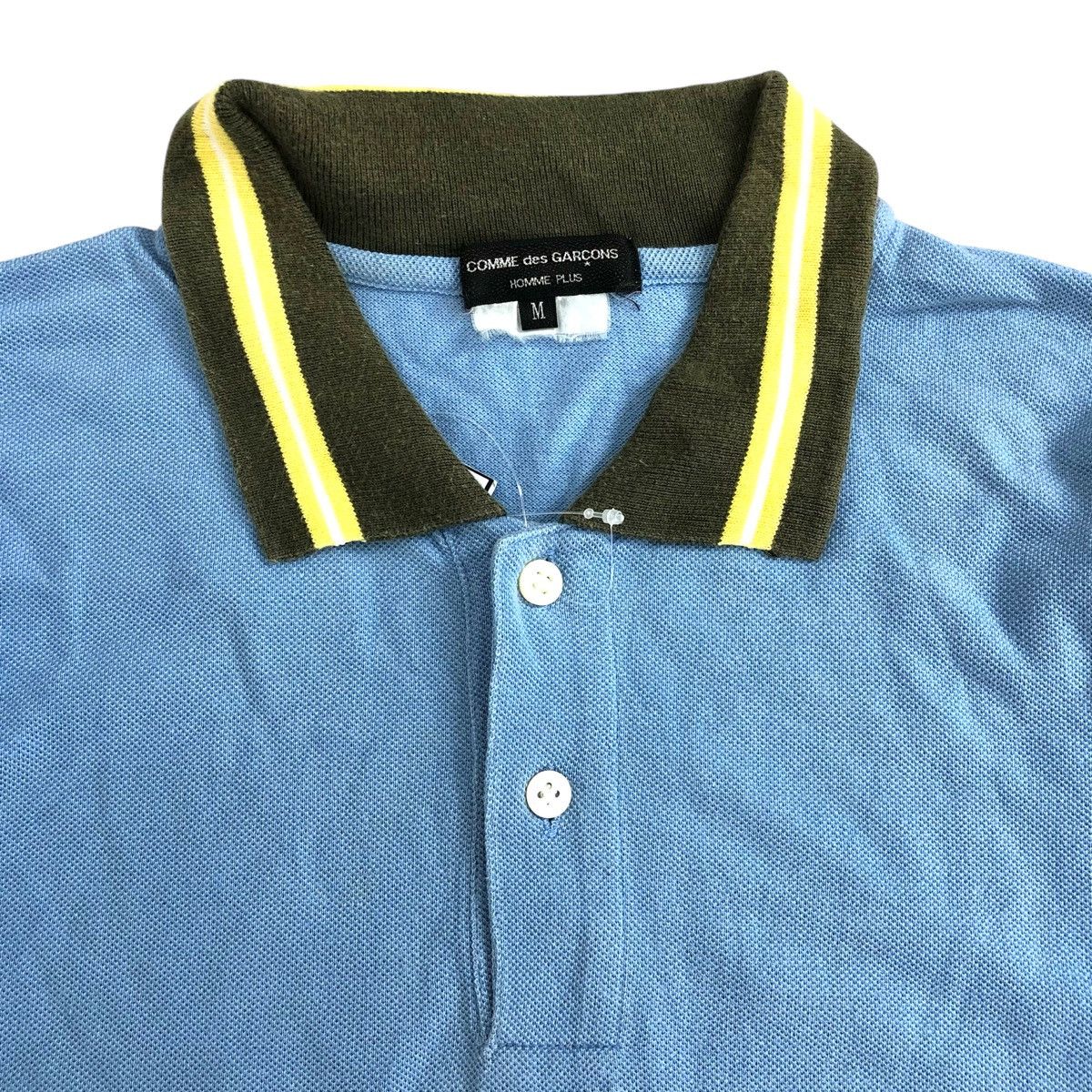 Comme des Garcons Homme Plus Vintage Comme Des Garcons Homme Plus CDG Button Polo Shirts Size US M / EU 48-50 / 2 - 3 Thumbnail