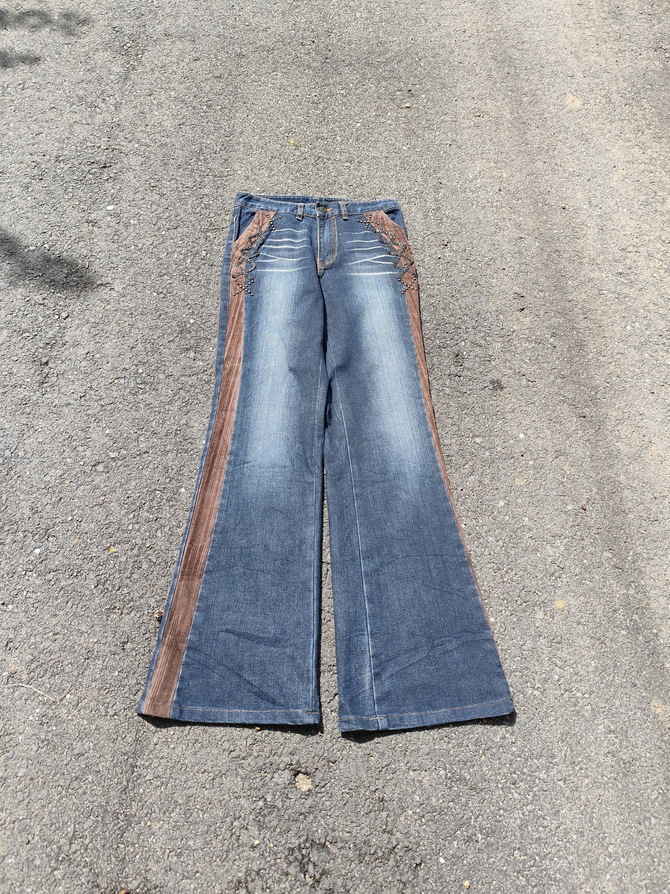 Japanese Brand Vintage Flare Japanese Brand Blue Jams B_J/1124/8 Size 26" / US 2 / IT 38 - 1 Thumbnail