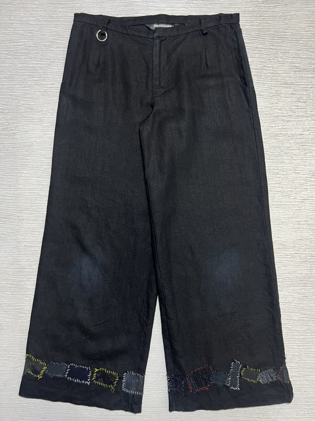 Undercover - Scab Patchwork Wide Leg Linen Trousers