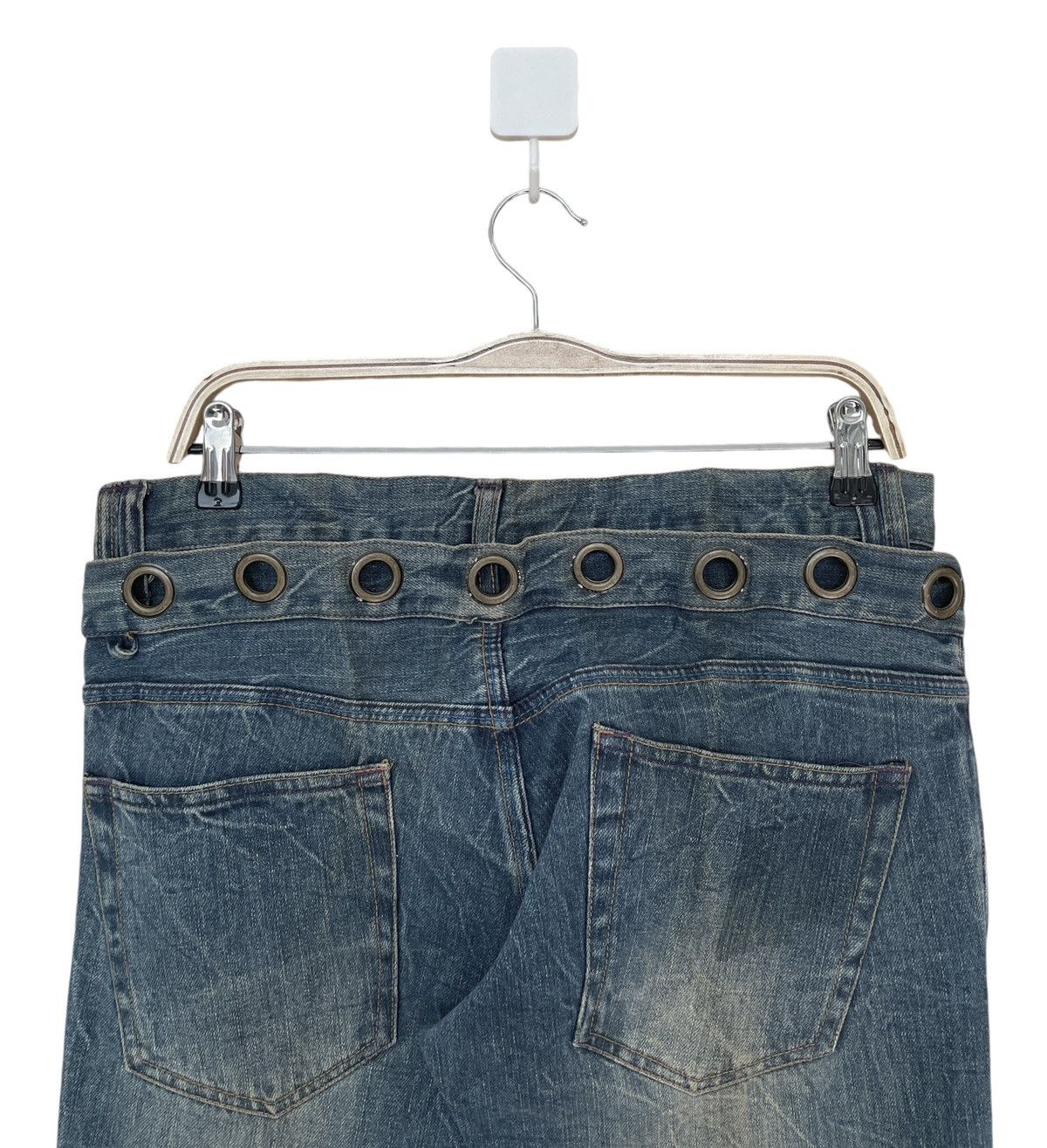 Japanese Brand × Vintage Vintage Japanese Brand Double Waist Jeans 2000s Size US 34 / EU 50 - 4 Thumbnail