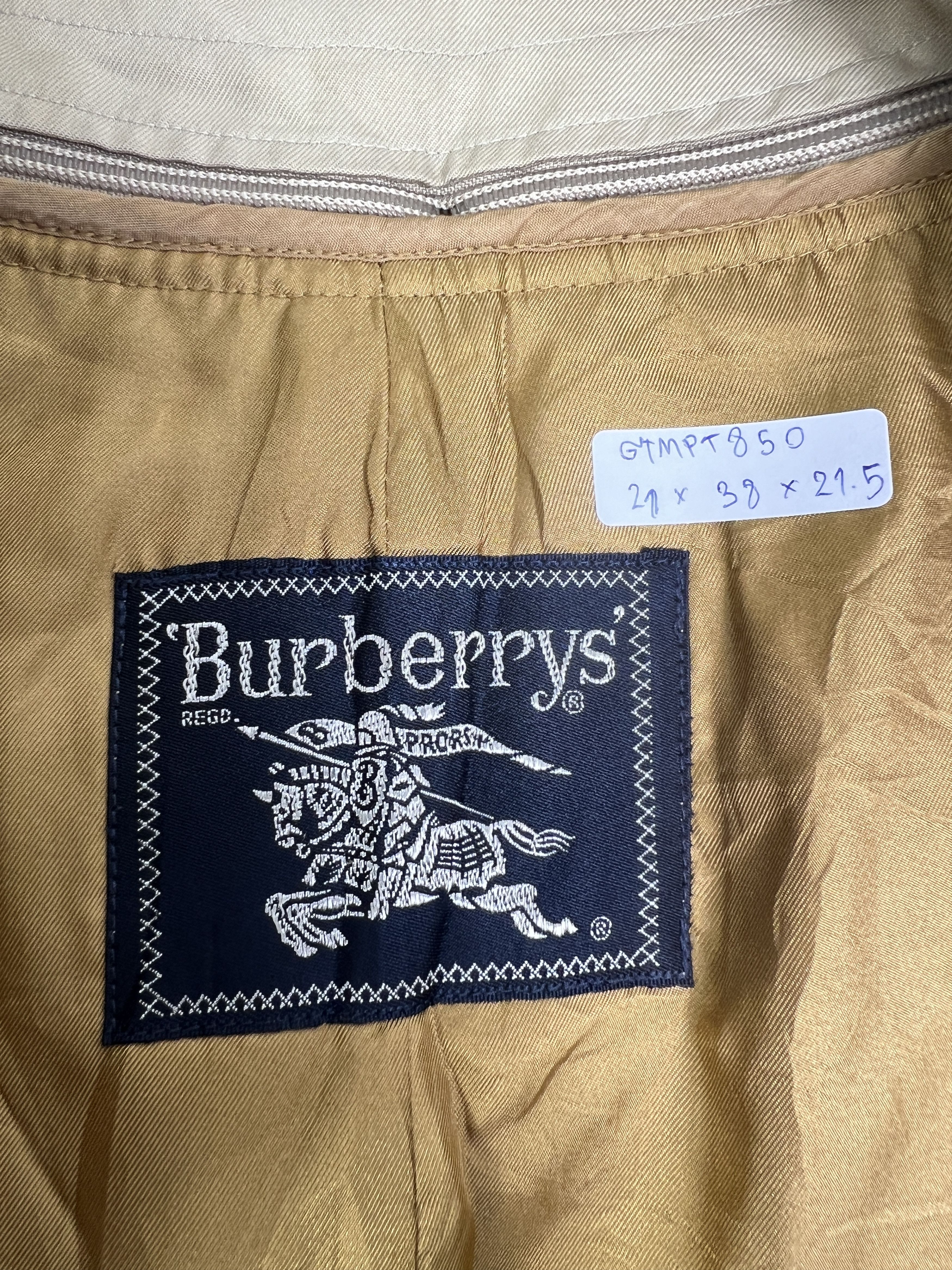 Burberry Vintage Burberrys Lined Plaid Coat GTMPT850 Size US M / EU 48-50 / 2 - 2 Thumbnail