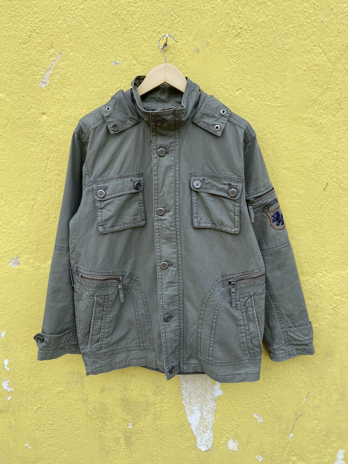 Japanese Brand Clride jeans Multipocket hoodie jacket Size US L / EU 52-54 / 3 - 14 Thumbnail