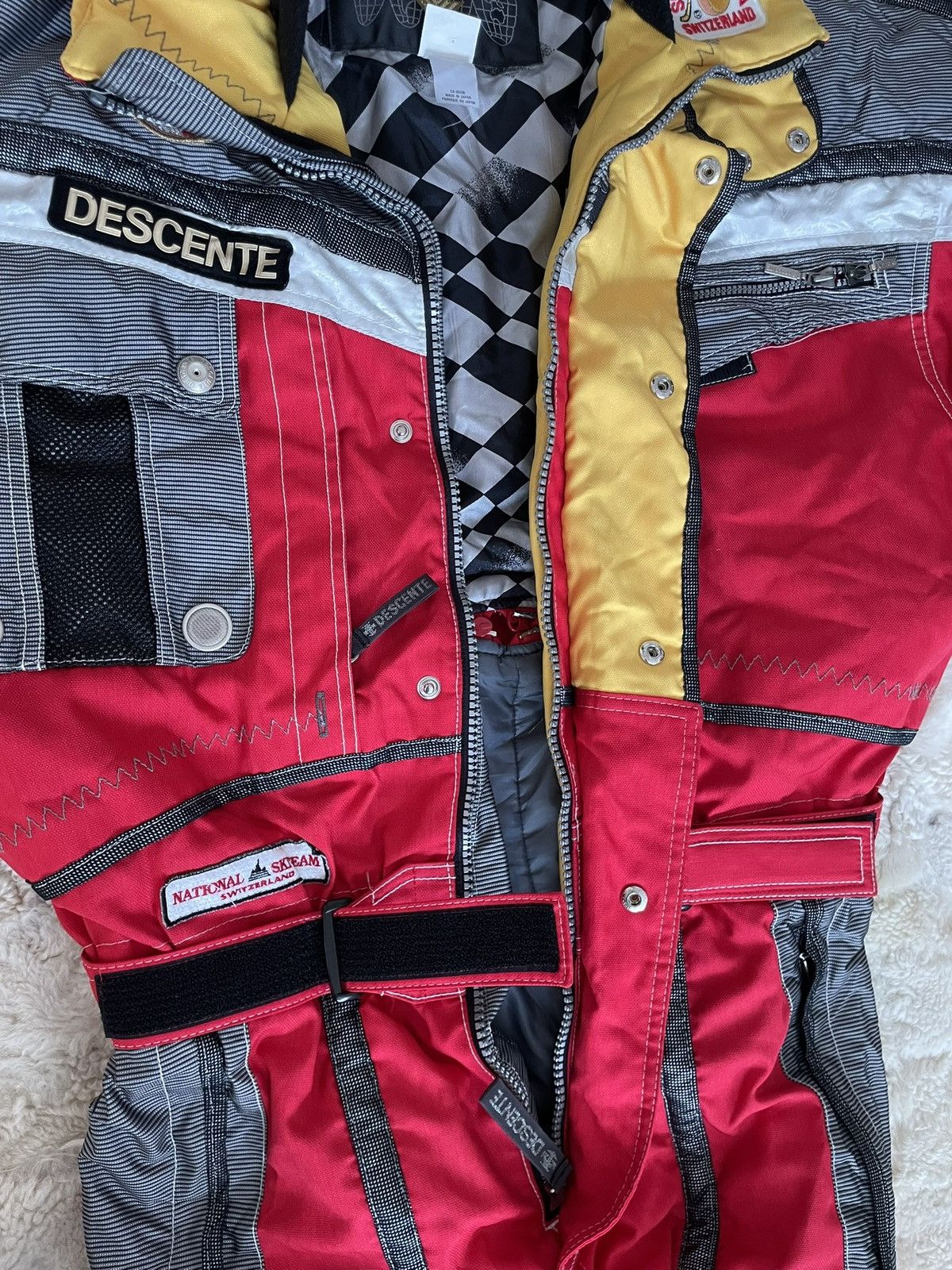 Descente Descente 90s Swiss National Ski Team One-Piece Ski Suit Size 52L - 10 Thumbnail