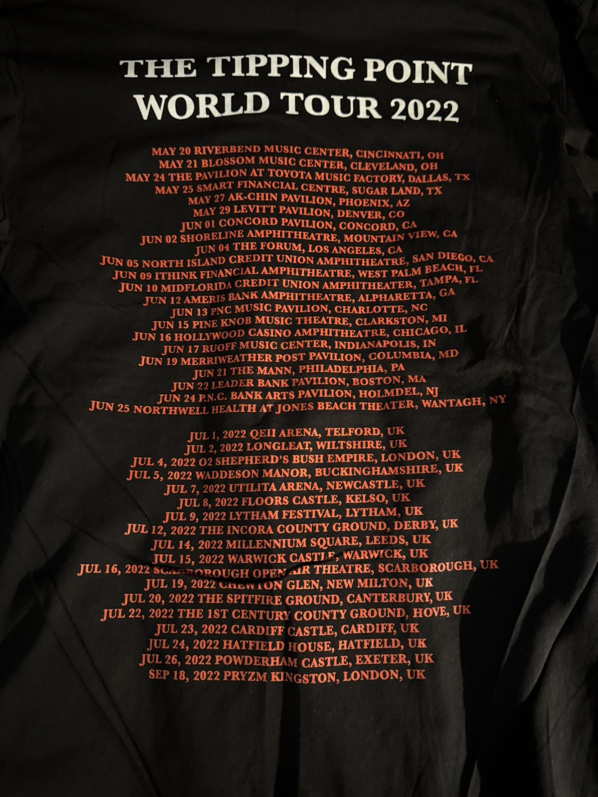Vintage Tears for Fears World Tour Tee Size US L / EU 52-54 / 3 - 2 Thumbnail