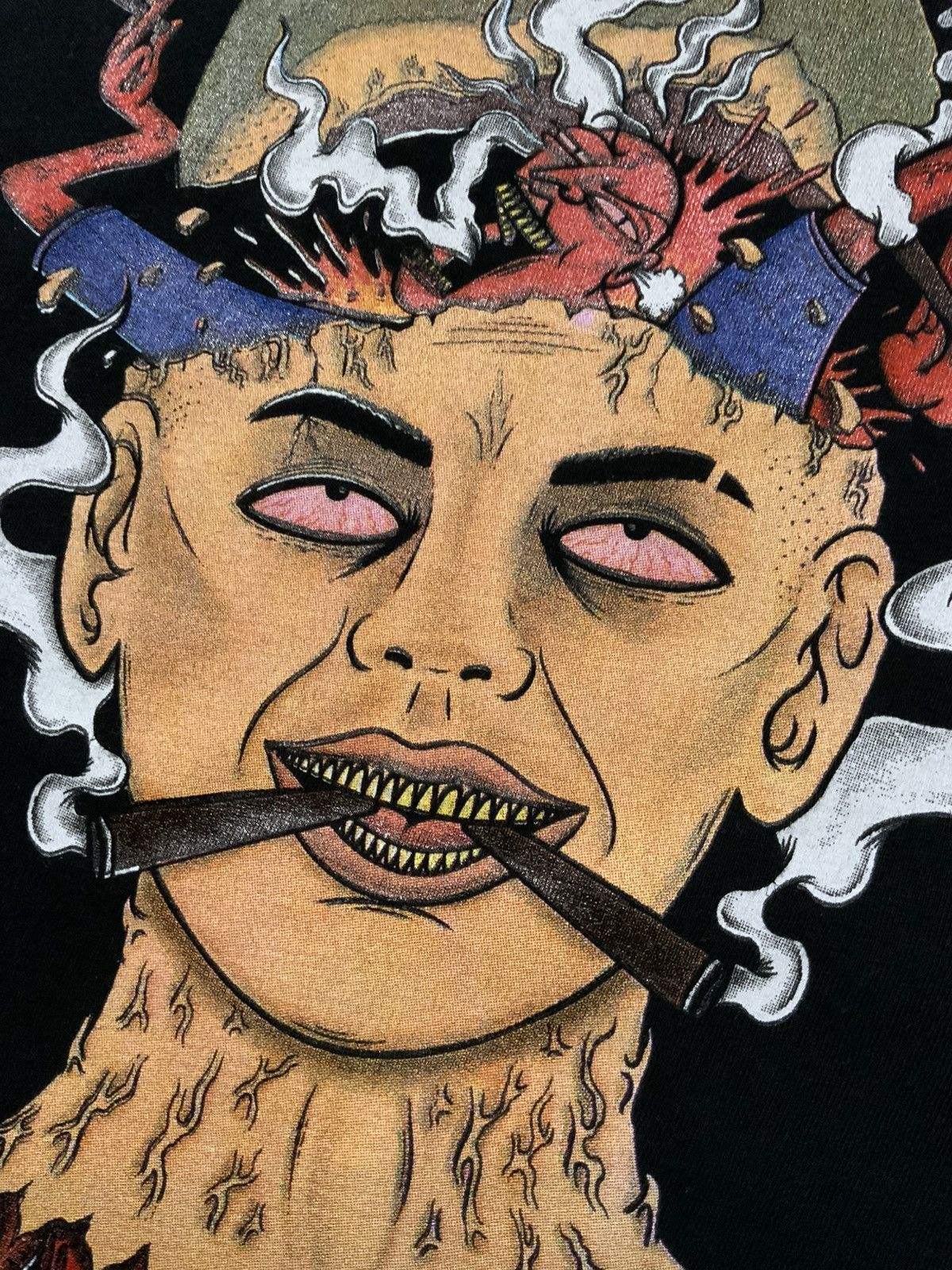 Other Trash Bag Boys Dispensary Free Big Head Smoke Blunt T-Shirt Size US M / EU 48-50 / 2 - 5 Thumbnail