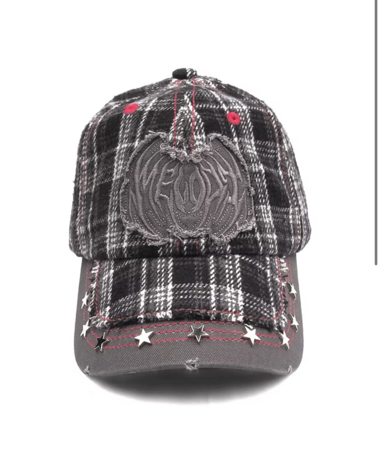 EC Melodi Plaid Star Studded Hat | Grailed