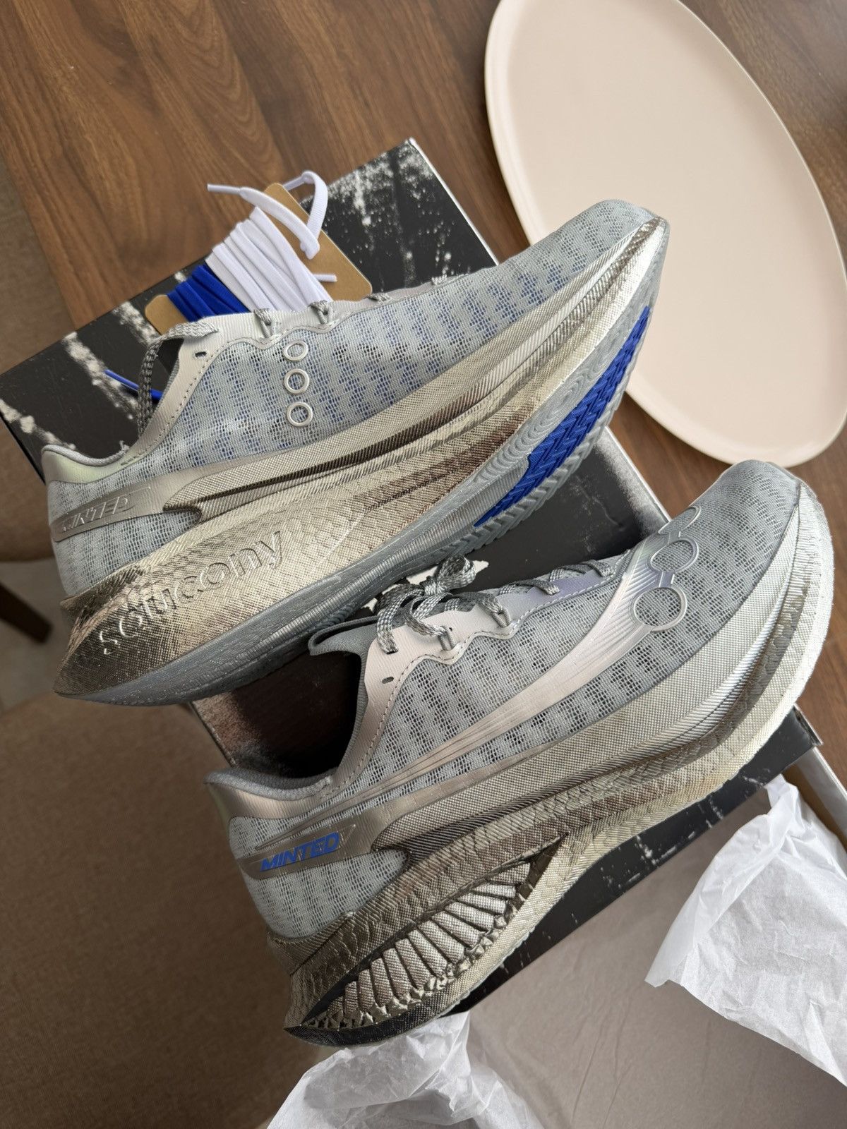 Minted New York × Saucony Saucony x Minted New York Endorphin Pro 5 Chromium Size US 10.5 / EU 43-44 - 3 Thumbnail