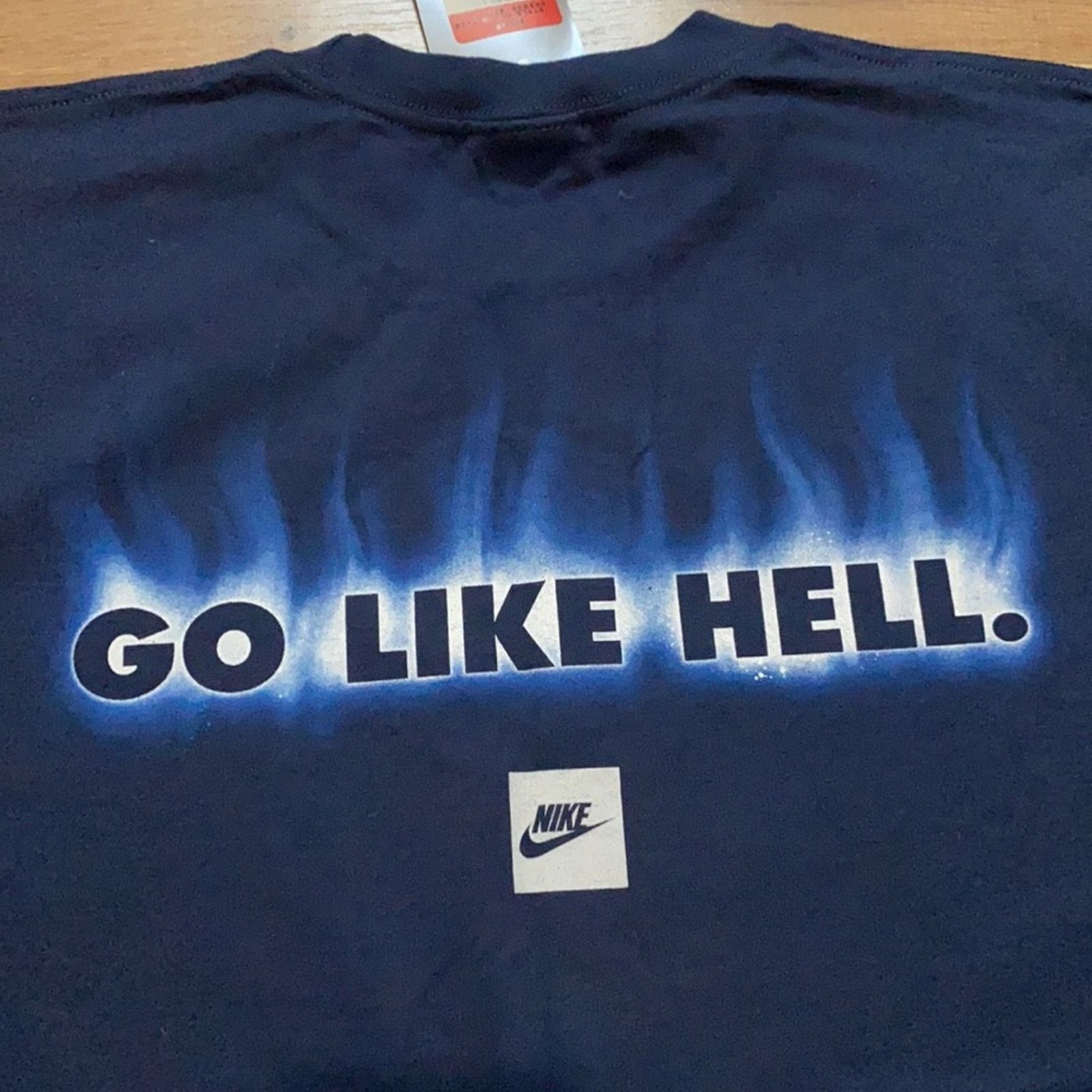 Nike Y2K Nike Go Like Hell Short Sleeve Size US L / EU 52-54 / 3 - 2 Thumbnail