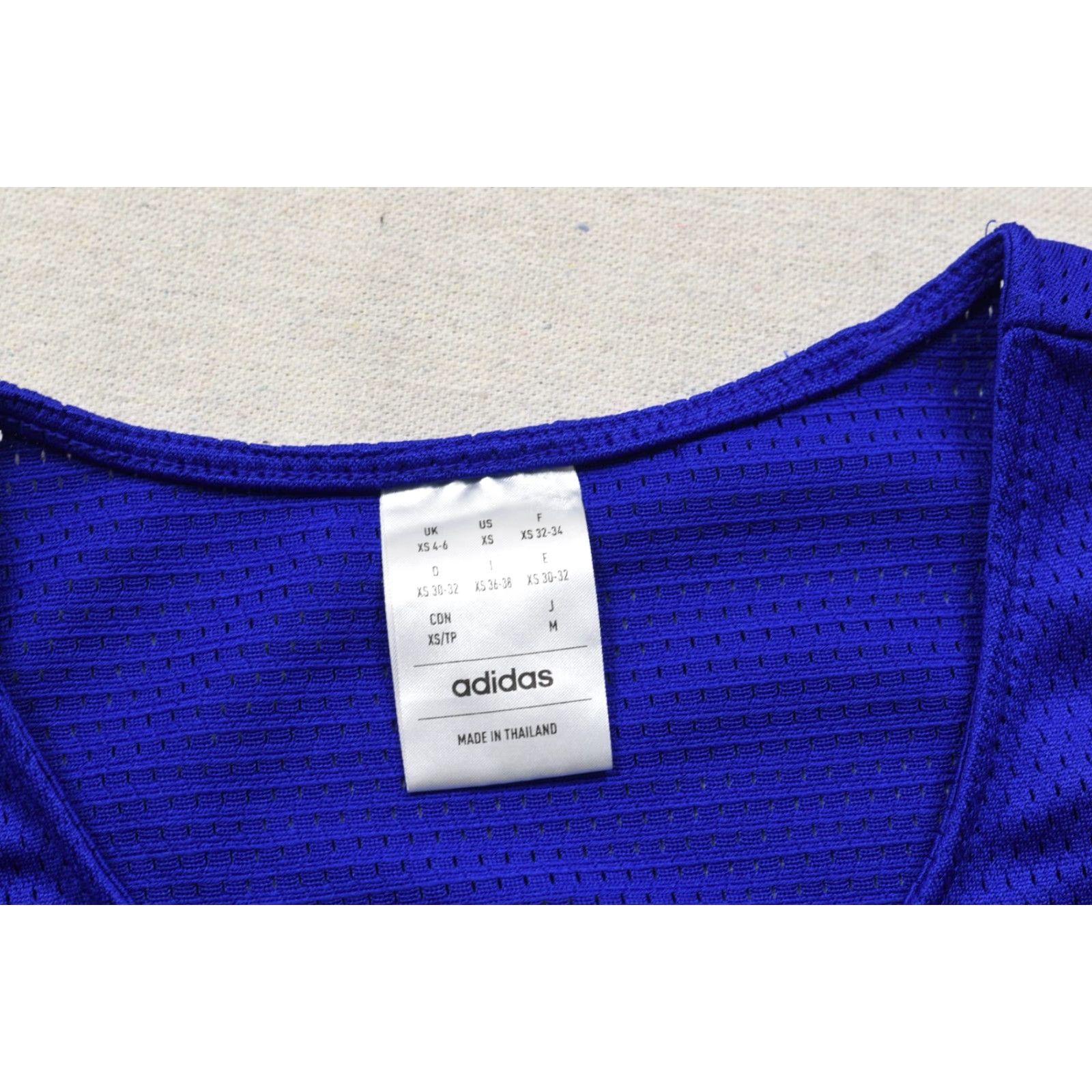 Adidas Adidas Basketball Tank Women's XS Blue Racerback Sleeveless Athletic Top Size XS / US 0-2 / IT 36-38 - 8 Thumbnail