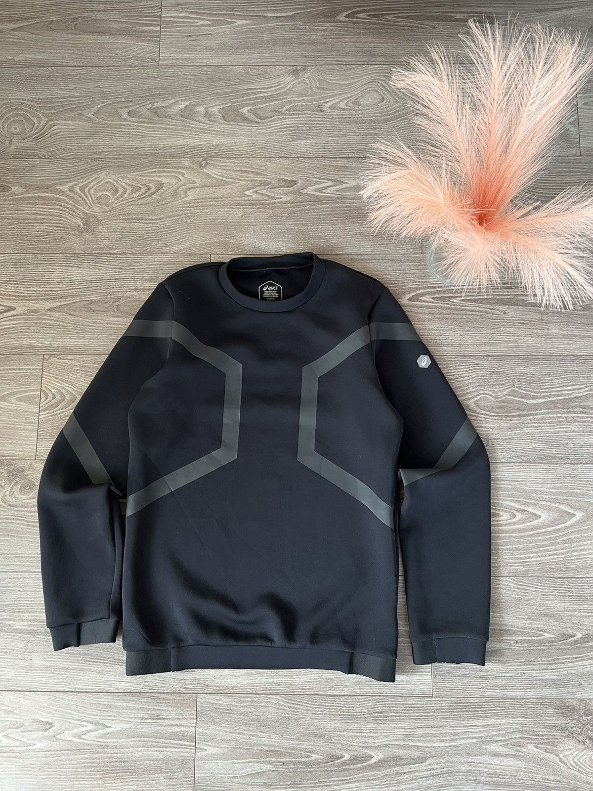 Asics × Designer ‼️Asics New Collection Circle logo Flex Sweatshirt‼️ Size US M / EU 48-50 / 2 - 5 Thumbnail