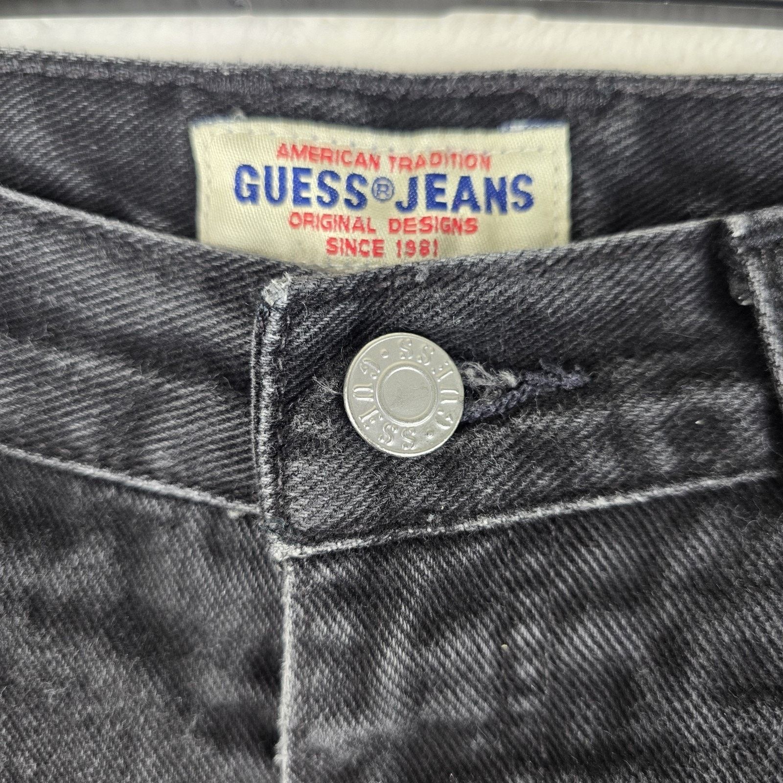 Guess Guess Jeans Womens Size 30 28x28 Black Denim Vintage 90s Size 28" / US 6 / IT 42 - 5 Thumbnail