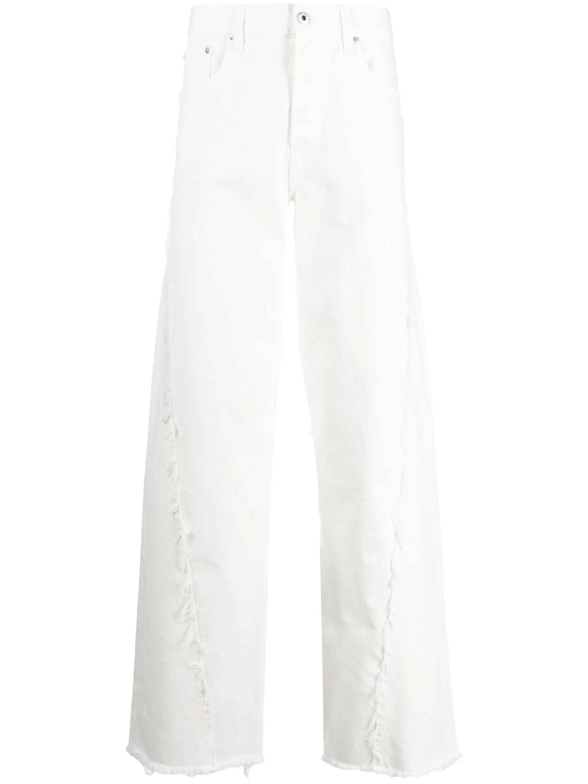 Lanvin o1y0125 Jeans Pant in White Size US 31 - 1 Thumbnail