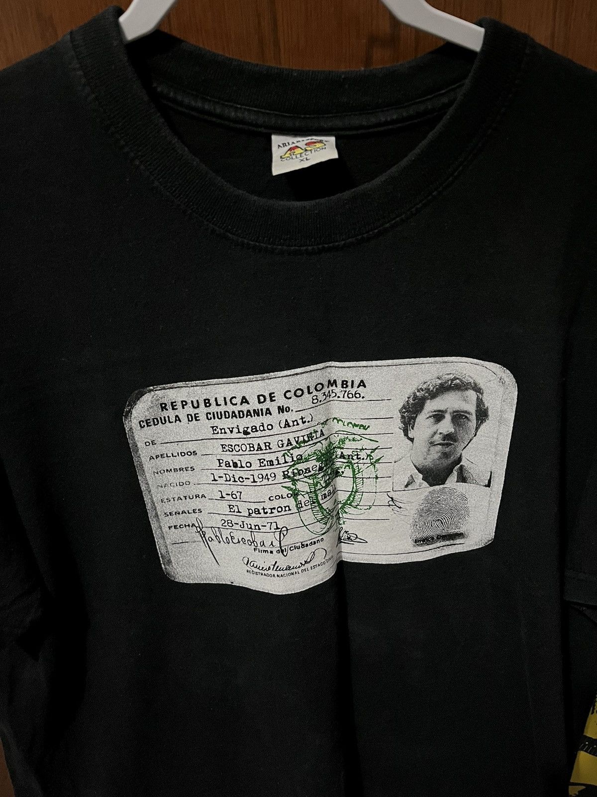 Vintage Pablo Escobar Tee Size US L / EU 52-54 / 3 - 2 Thumbnail