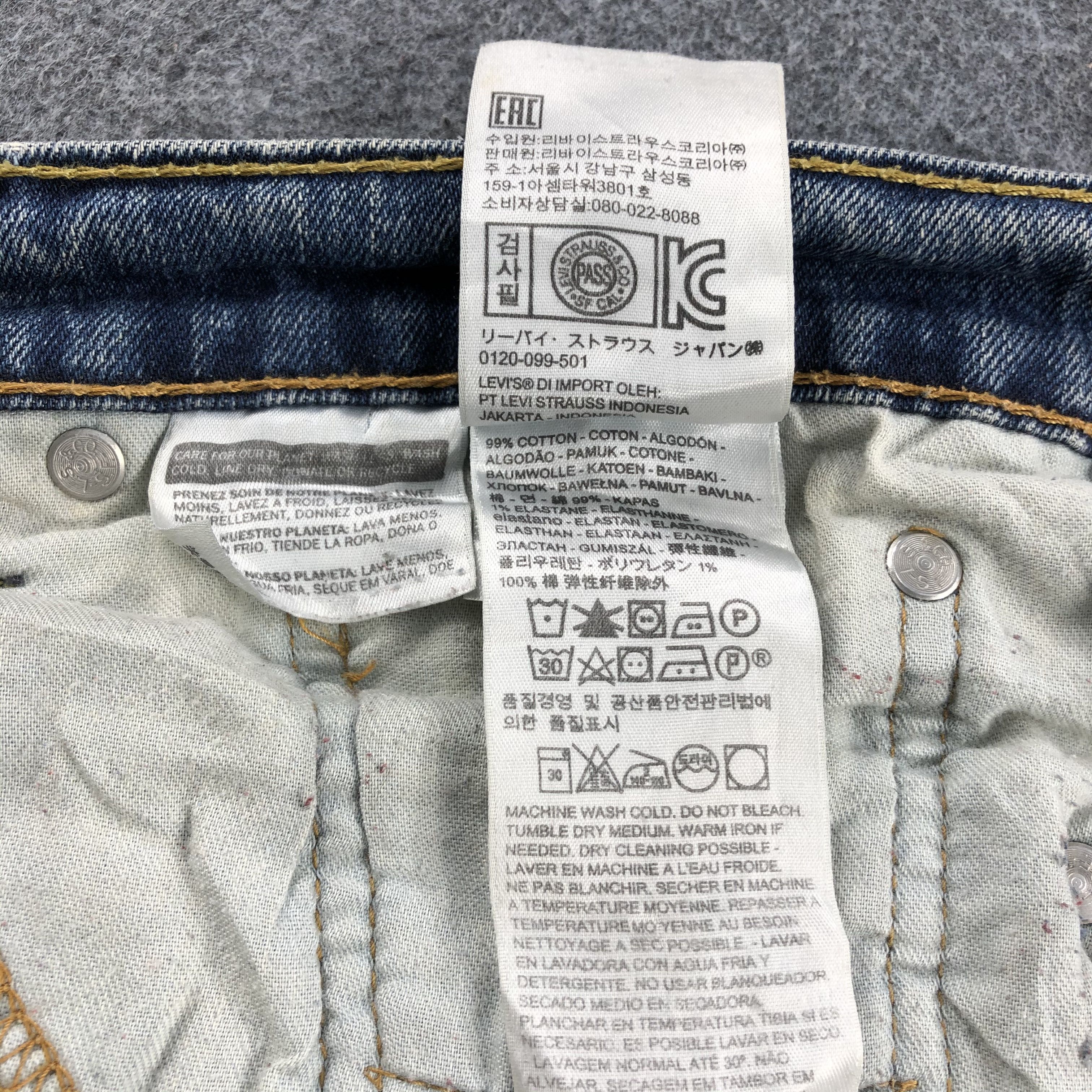 Levi's × Vintage Vintage Levis 513 Jeans-JM1316 Size US 39 - 10 Thumbnail