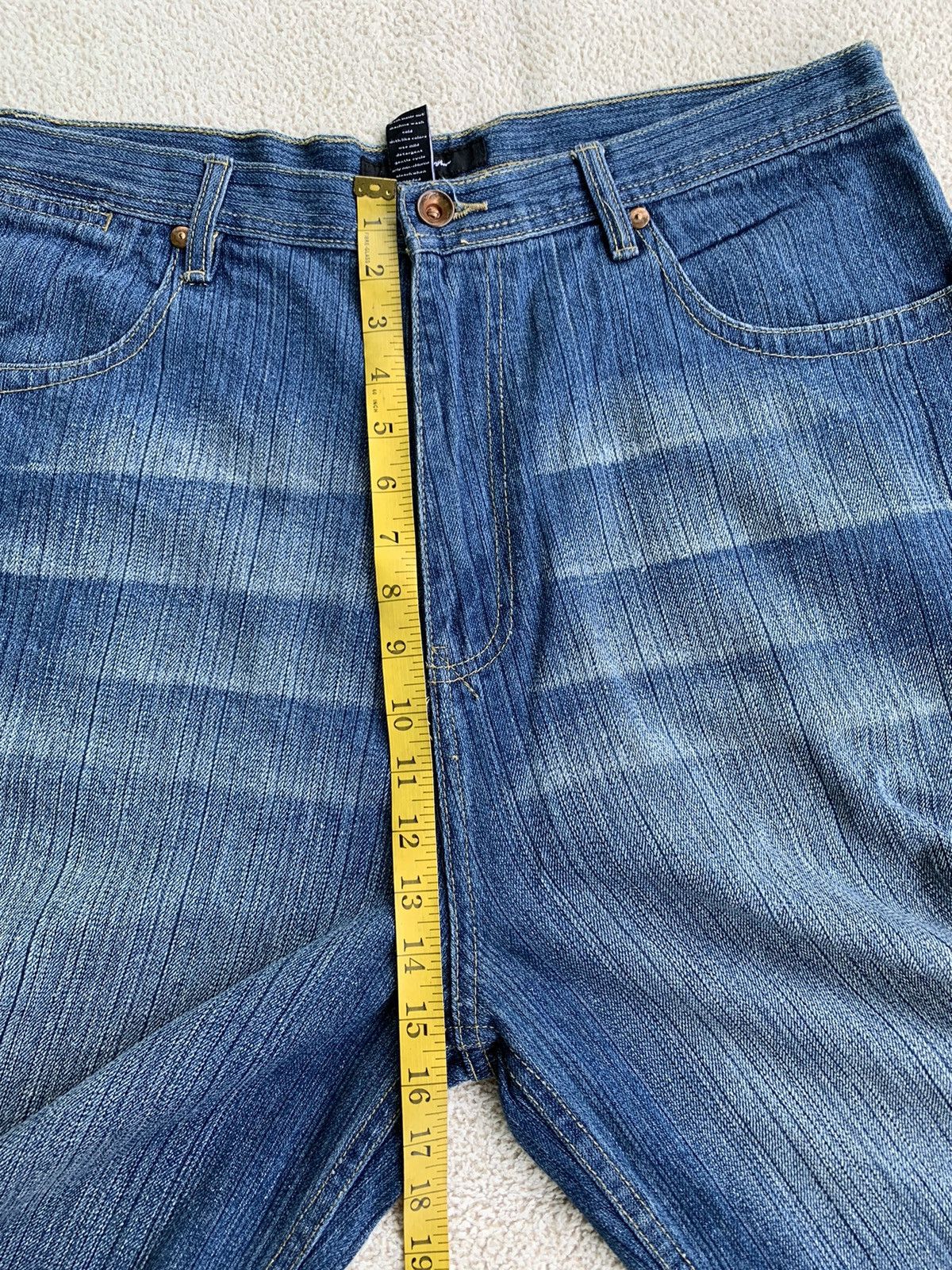 Japanese Brand × Vintage vtg y2k sean jhon denim baggy short pants Size US 34 / EU 50 - 9 Thumbnail