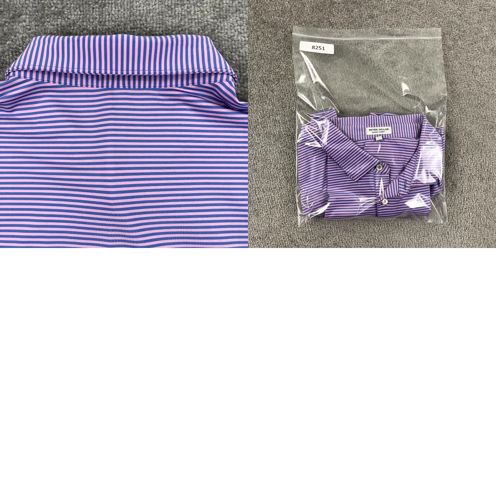 Peter Millar Peter Millar Polo Shirt Mens XL Lansdowne Golf Club Pink Blue Striped Preppy Sports Size US XL / EU 56 / 4 - 8 Thumbnail