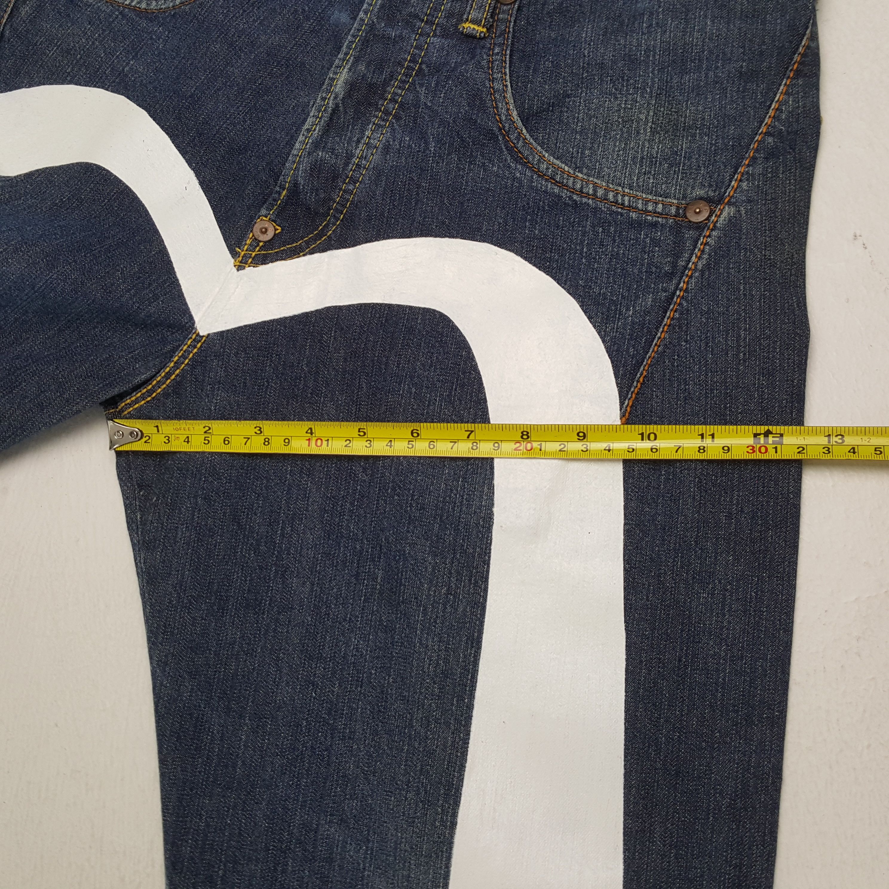 Japanese Brand × Vintage EVISU Japanese Brand Streetwear Custom Daicock Jeans Size US 30 / EU 46 - 9 Thumbnail