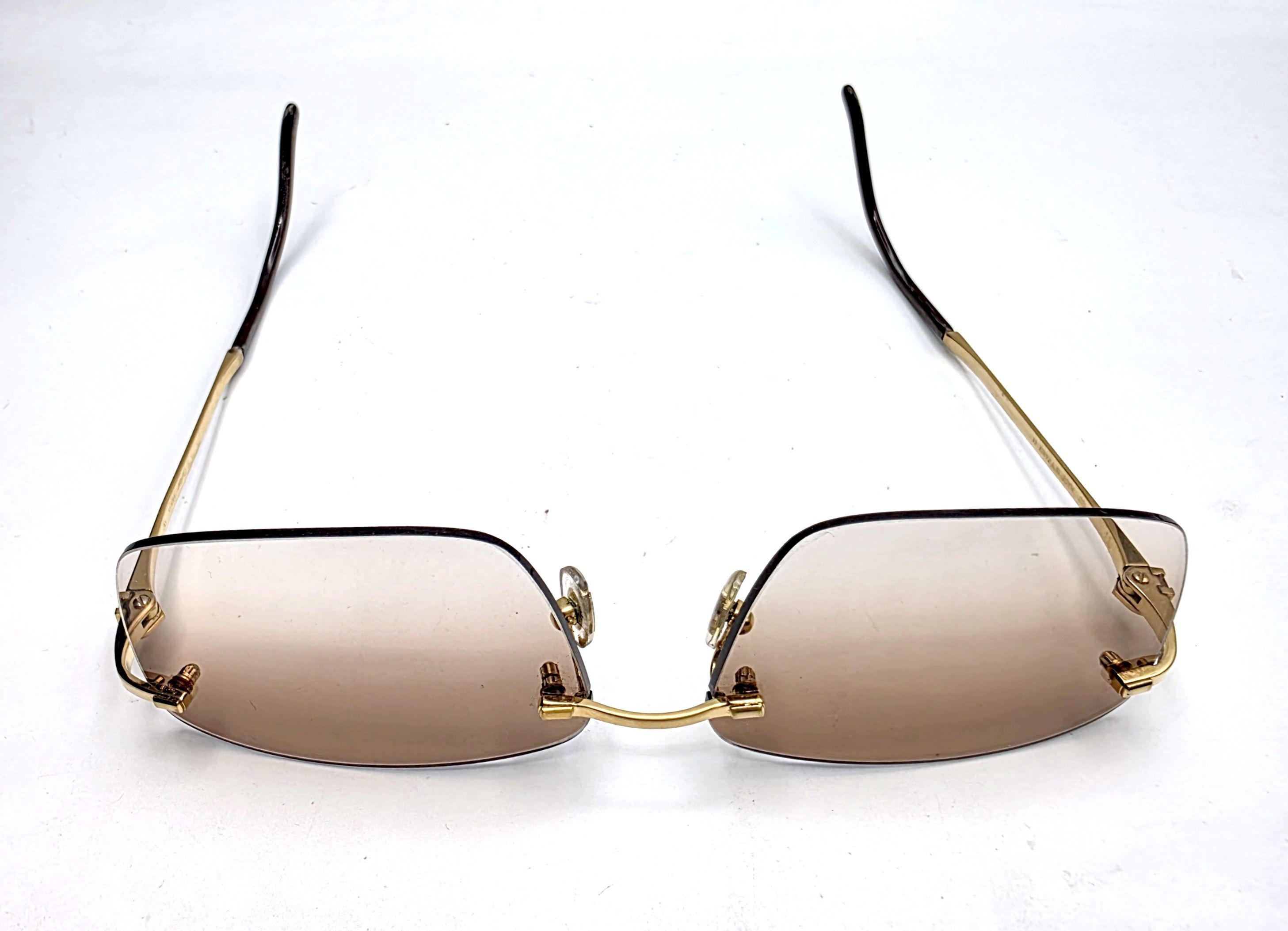 Cartier Luxury Cartier Pink Sapphire Sunglasses 17309 Size ONE SIZE - 12 Thumbnail