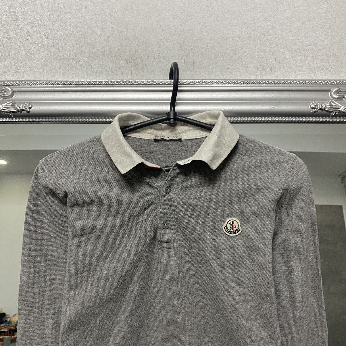 Moncler Moncler Long Sleeve Polo T Shirt Size US XS / EU 42 / 0 - 2 Thumbnail