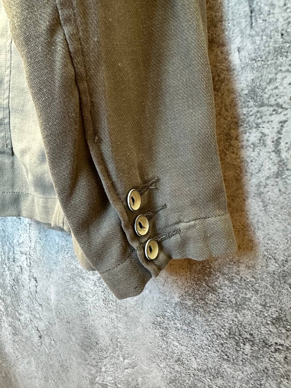 Vintage Dubarry Classic Tailored Jacket Cotton Linen Blend Size L / US 10 / IT 46 - 11 Thumbnail