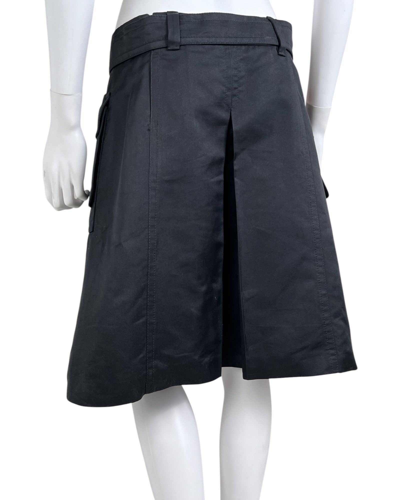Gucci by Frida Giannini S/S 2009 Black Belted Cargo Skirt Size 27" / US 4 / IT 40 - 7 Thumbnail