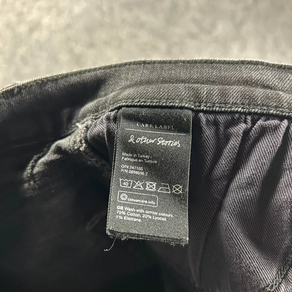 & Other Stories & Other Stories Jeans Womens 26 Charcoal Wash High Rise Size 26" / US 2 / IT 38 - 7 Thumbnail