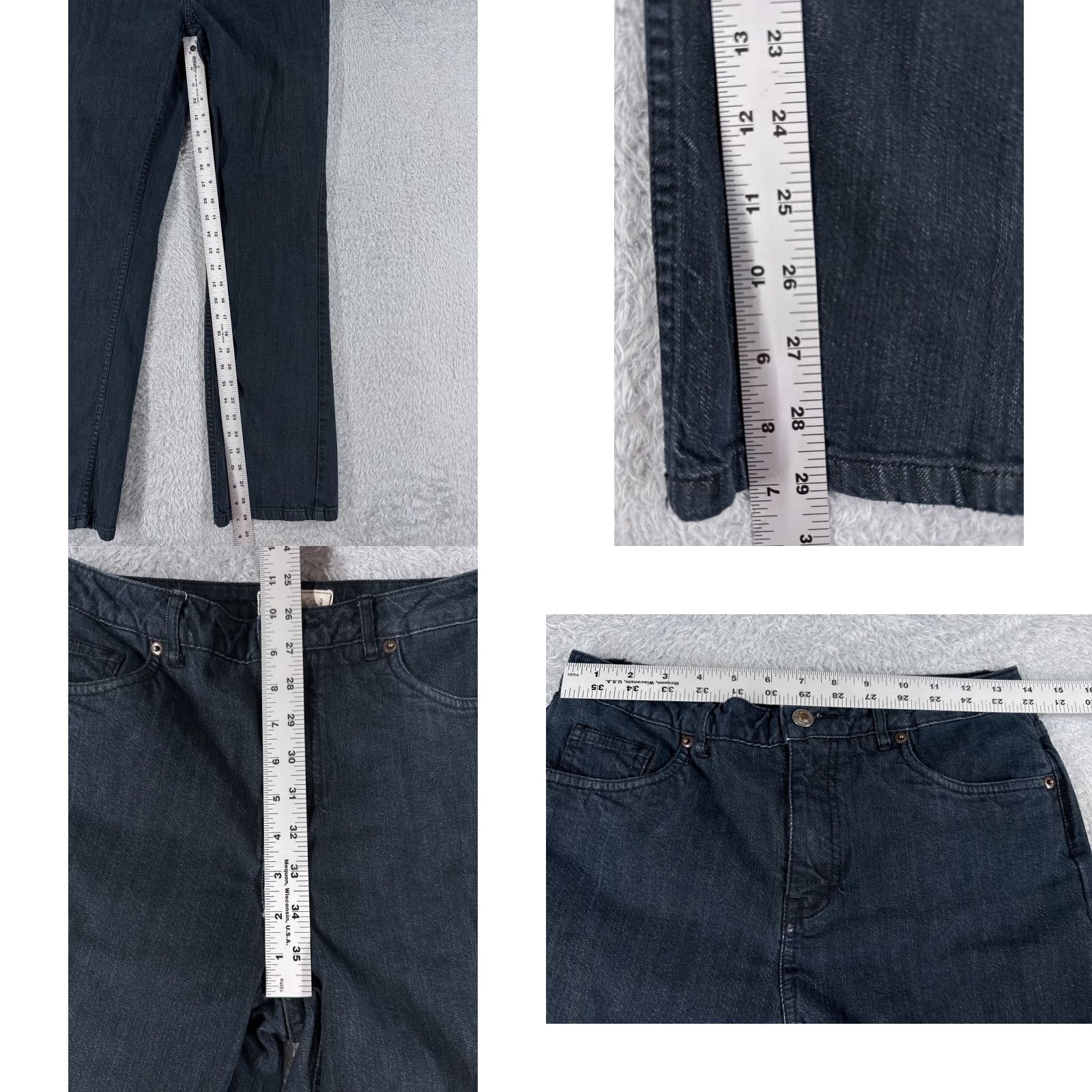 Coldwater Creek Coldwater Creek Jeans Womens Bootcut Denim Blue 6 Dark Wash 26x29 5-Pocket Stretch Mid Rise Size 28" / US 6 / IT 42 - 8 Thumbnail
