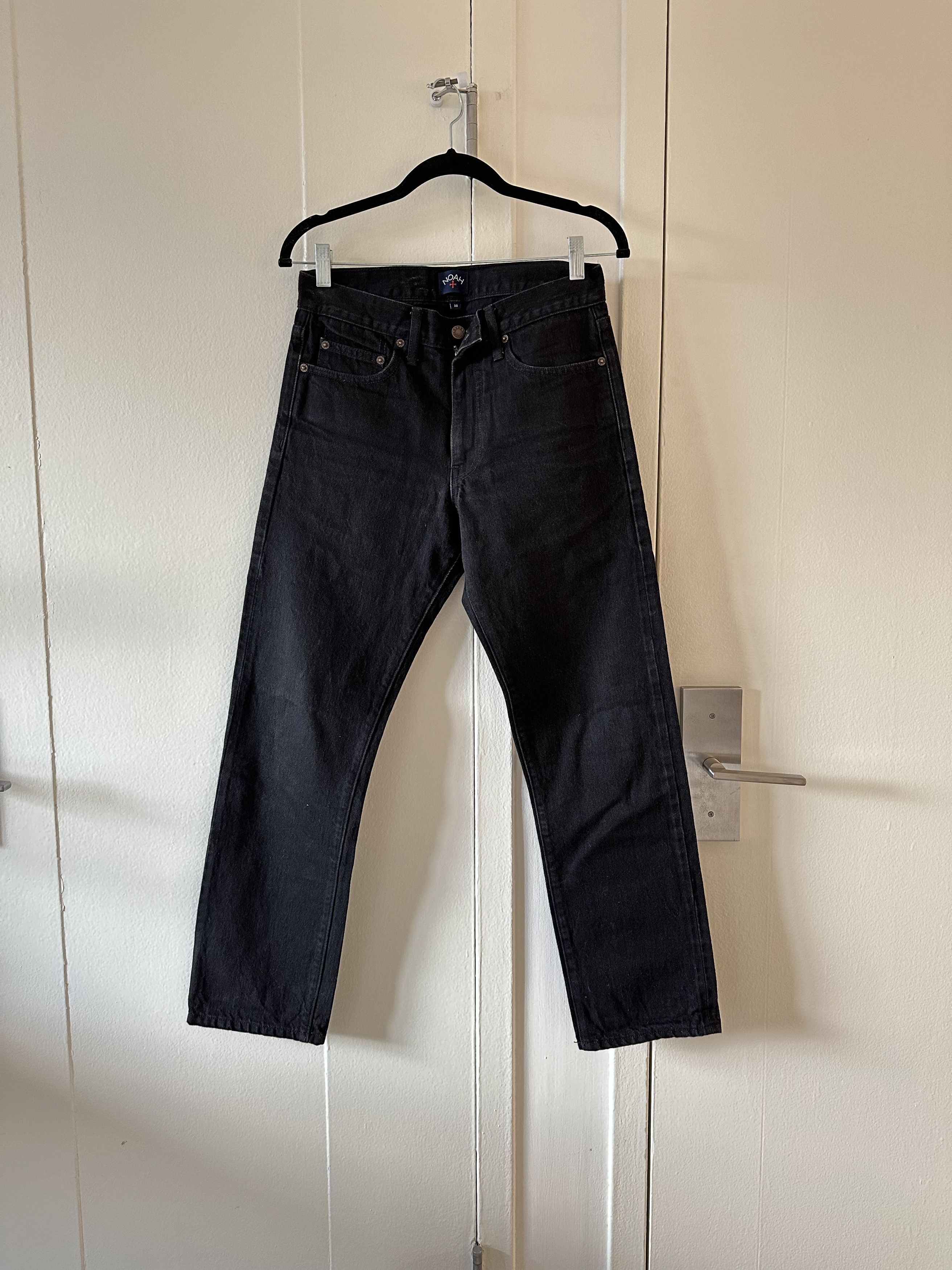 image of Noah Denim Jeans in Black, Men's (Size 30)