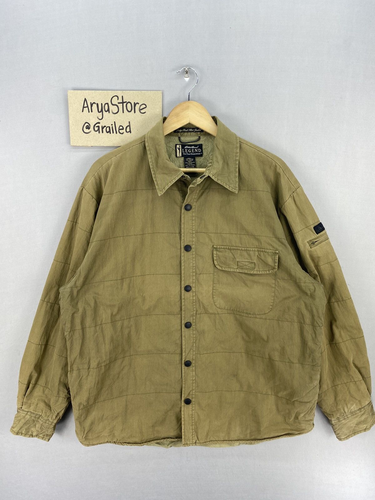 Eddie Bauer Eddie Bauer Legend Snap Button Up Jacket Size US XL / EU 56 / 4 - 1 Thumbnail