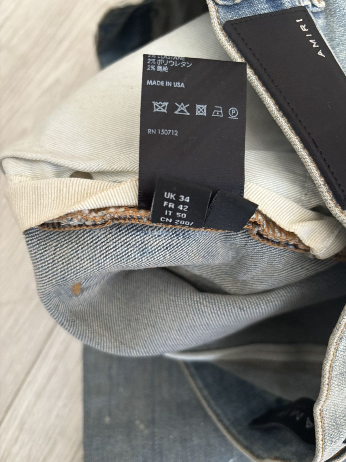 Amiri Amiri jeans. Size US 34 / EU 50 - 6 Thumbnail
