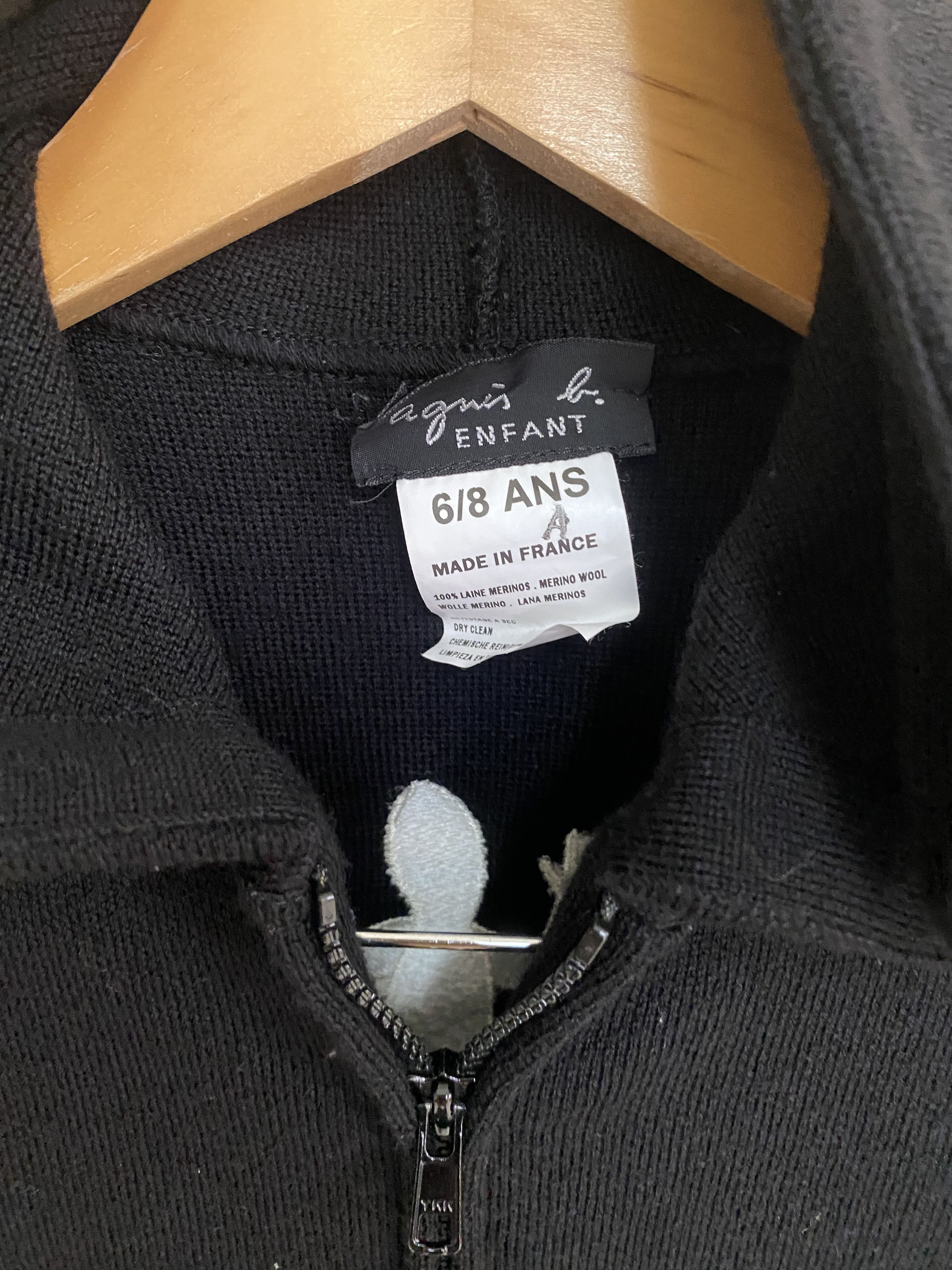agnes b. Agnes B Wool Hoodie Lizard Size S / US 4 / IT 40 - 3 Thumbnail