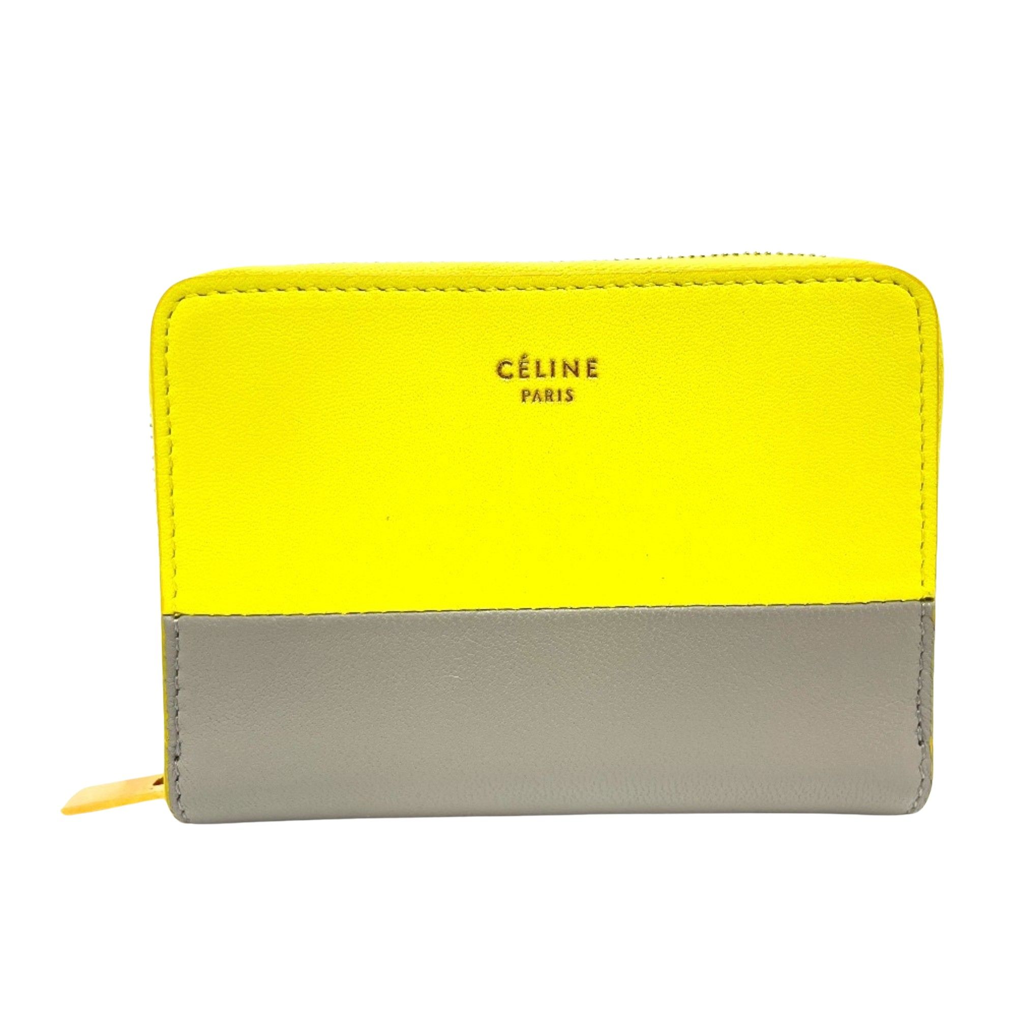 image of Celine Céline Wallet in Yellow, Women's