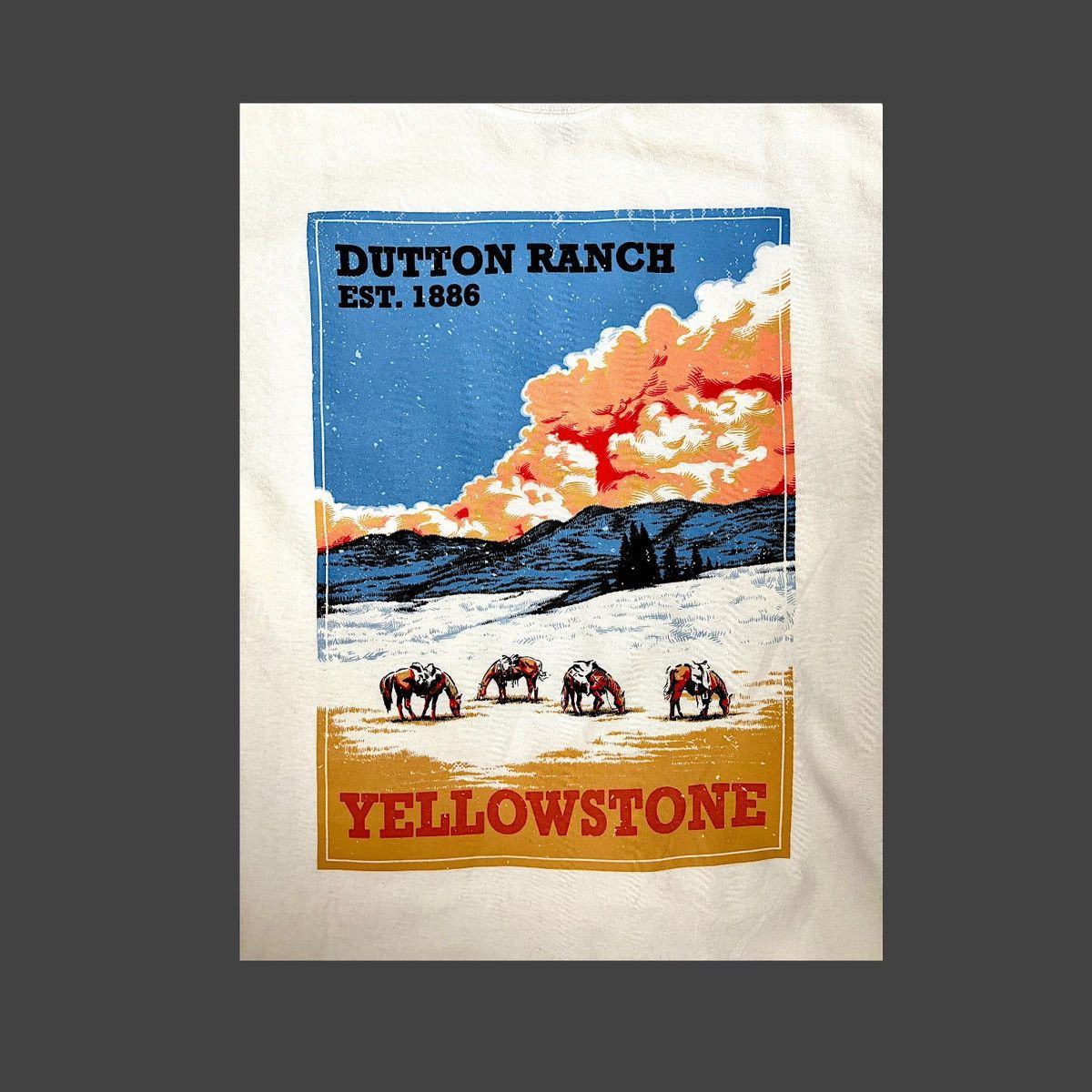 Other Licensed Men’s Vintage Style Dutton Ranch T-Shirt Sz L Size US L / EU 52-54 / 3 - 2 Thumbnail