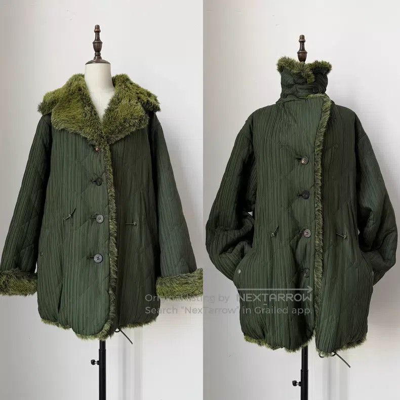 Issey Miyake Issey Miyake Green Thick Jacket Size M / US 6-8 / IT 42-44 - 8 Thumbnail