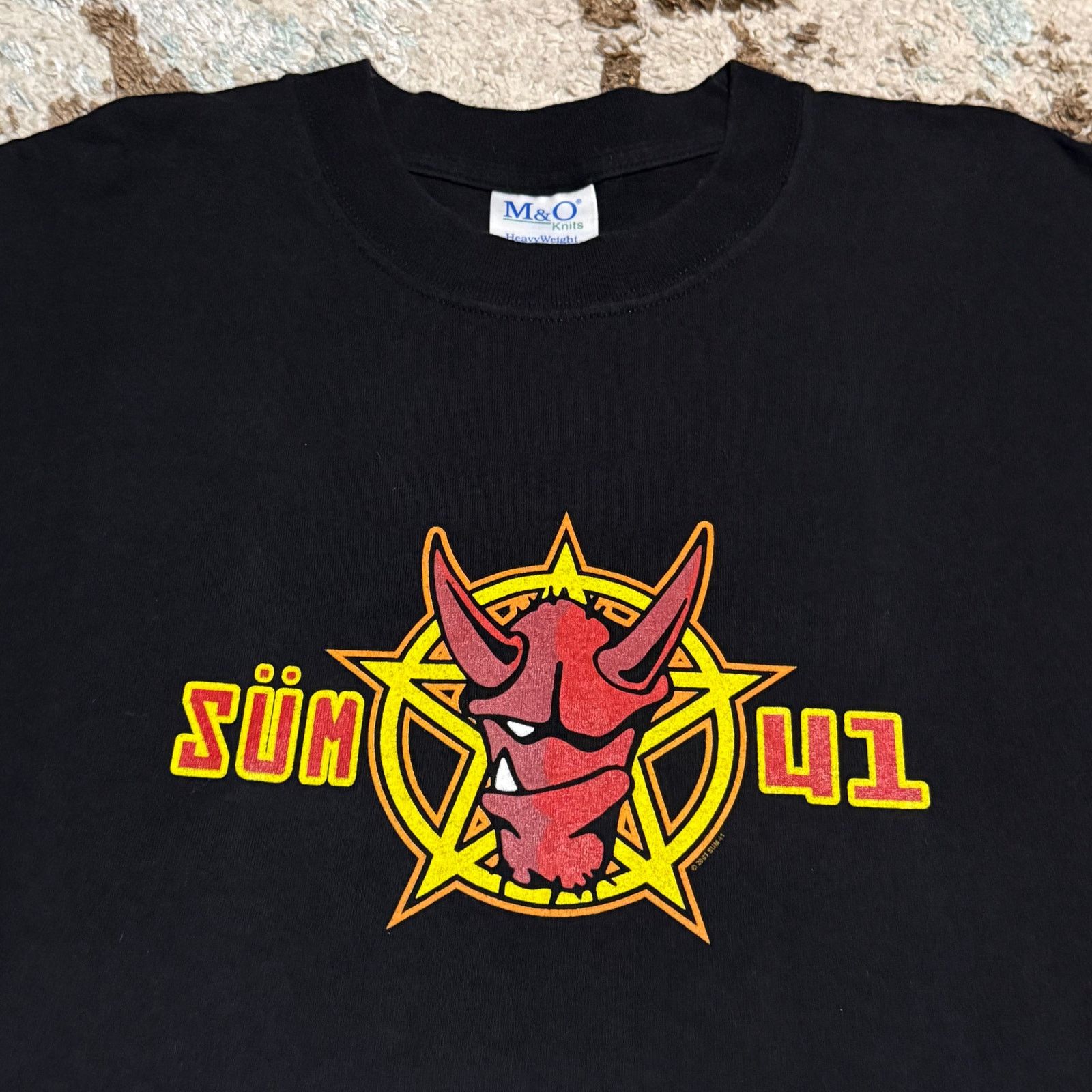 Band Tees × Vintage 2001 Sum 41 Devil Shirt XL Pop Punk Blink 182 Green Day Size US XL / EU 56 / 4 - 1 Thumbnail