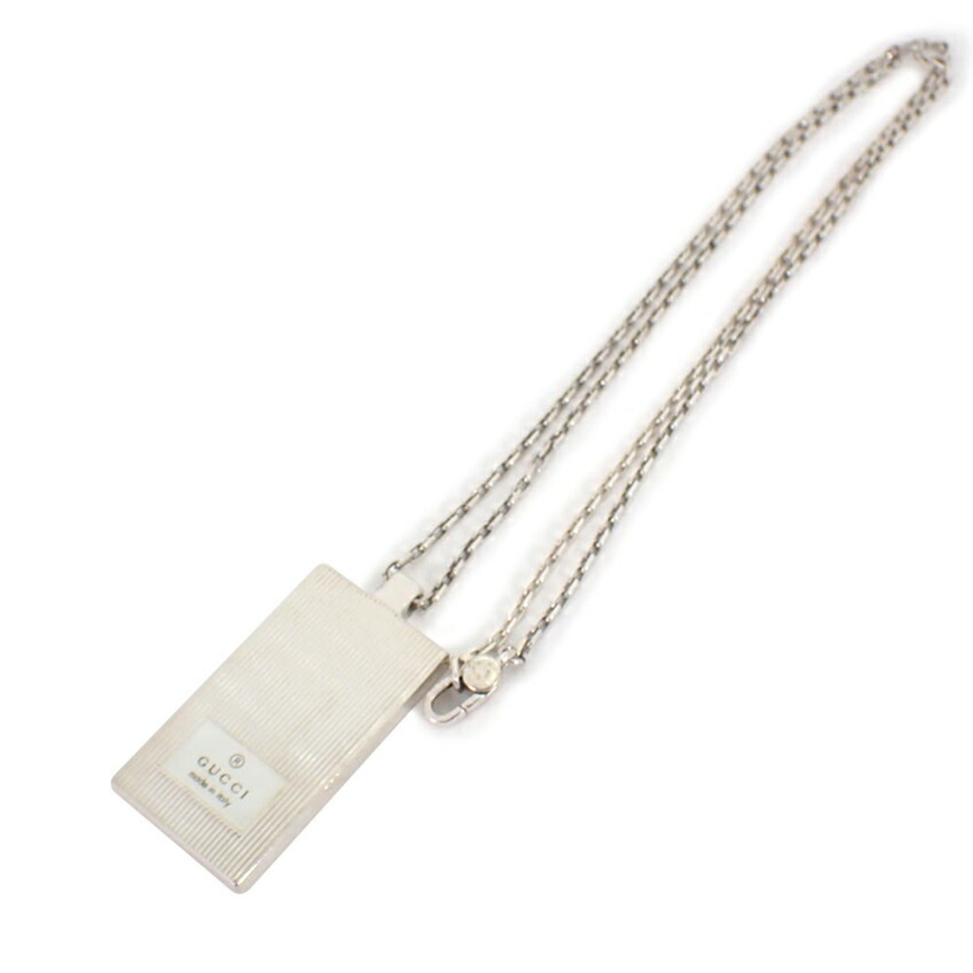 Gucci GUCCI 925 G motif pendant necklace Size ONE SIZE - 1 Thumbnail