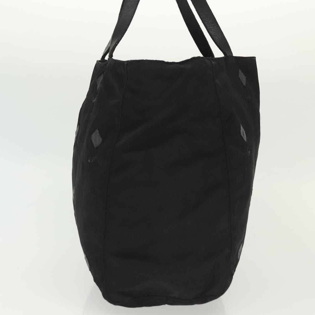 Prada PRADA Hand Bag Nylon Black Silver Size ONE SIZE - 4 Thumbnail