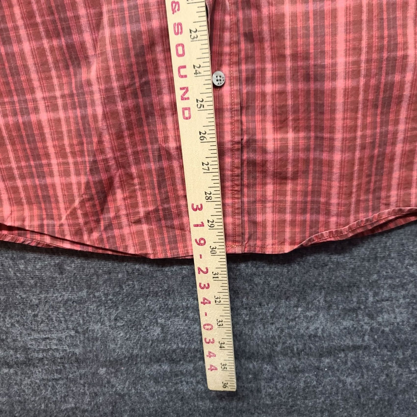 Ariat Ariat Pro Series Shirt Mens S Red Long Sleeve Button Down Collared Cowboy Western Plaid Size US S / EU 44-46 / 1 - 6 Thumbnail