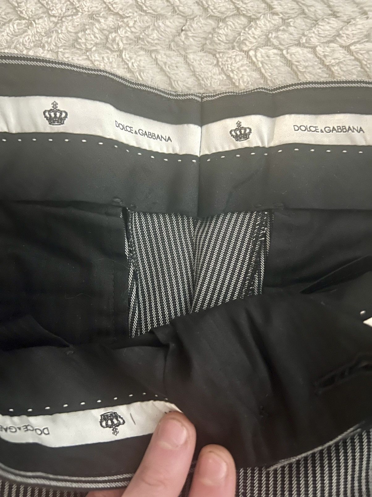 Dolce & Gabbana RARE Pair Of Vintage Dolce & Gabbana Trouser In Grey Size US 30 / EU 46 - 7 Thumbnail