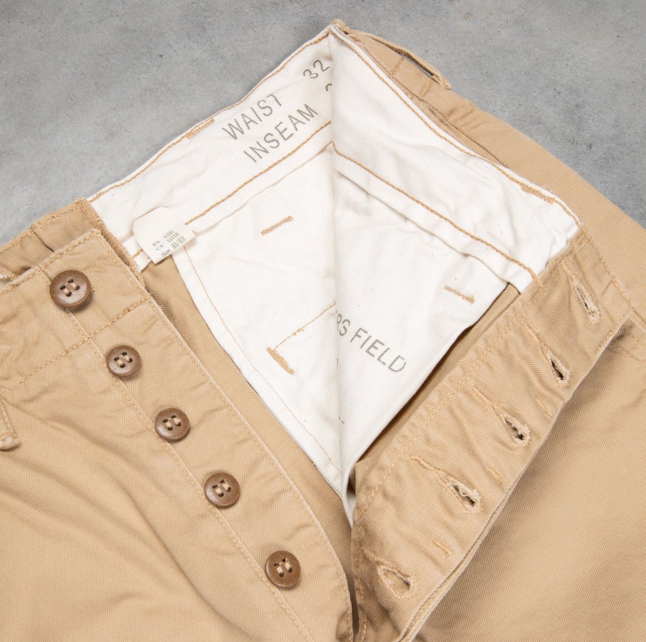 Ralph Lauren RRL by Ralph Lauren Slim Officer's Chino (Original) Size US 30 / EU 46 - 4 Thumbnail