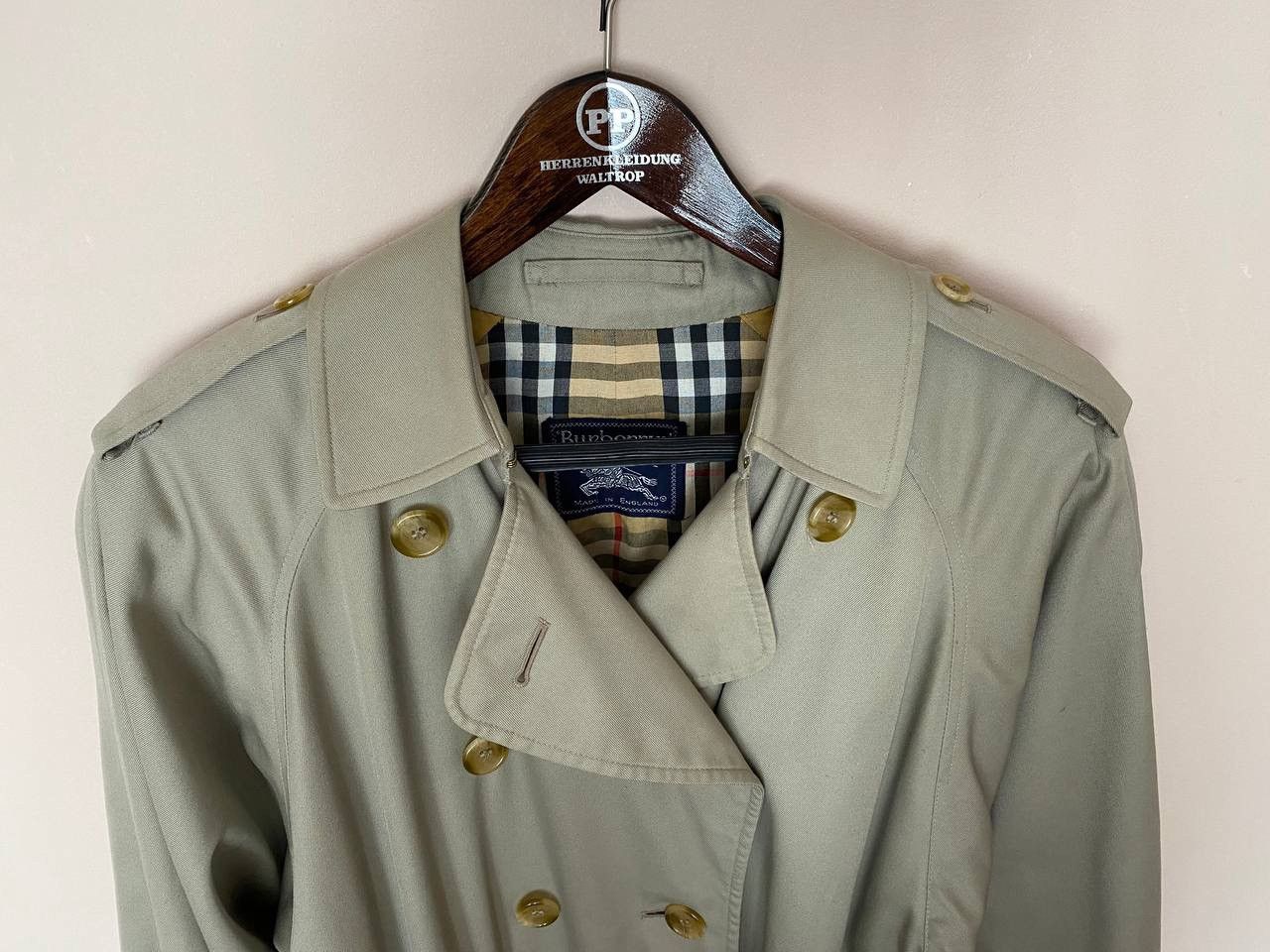 Burberry 🔥 Vintage Burberrys Trench Nova Check Size M / US 6-8 / IT 42-44 - 6 Thumbnail