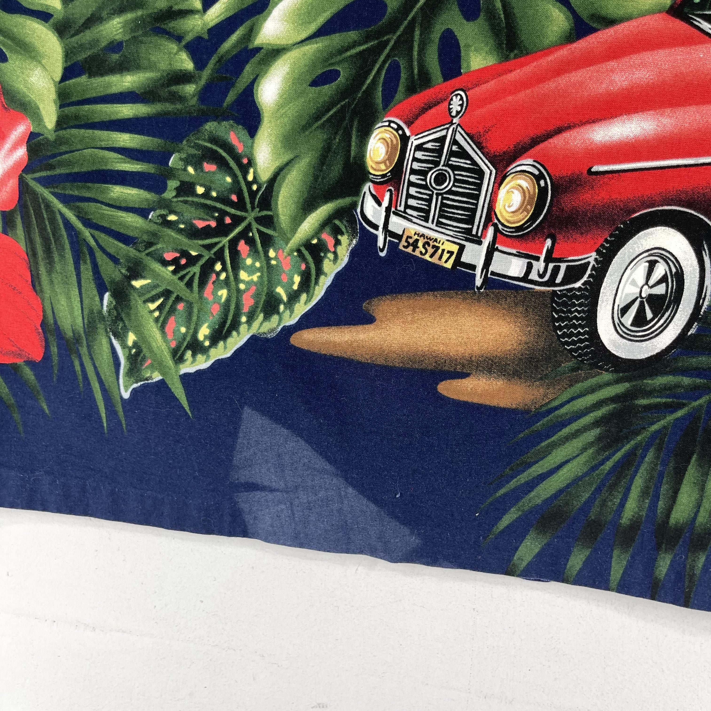Vintage Vintage RJC Hawaii Tropical Classic Cars Motive Shirt Size US XL / EU 56 / 4 - 13 Thumbnail