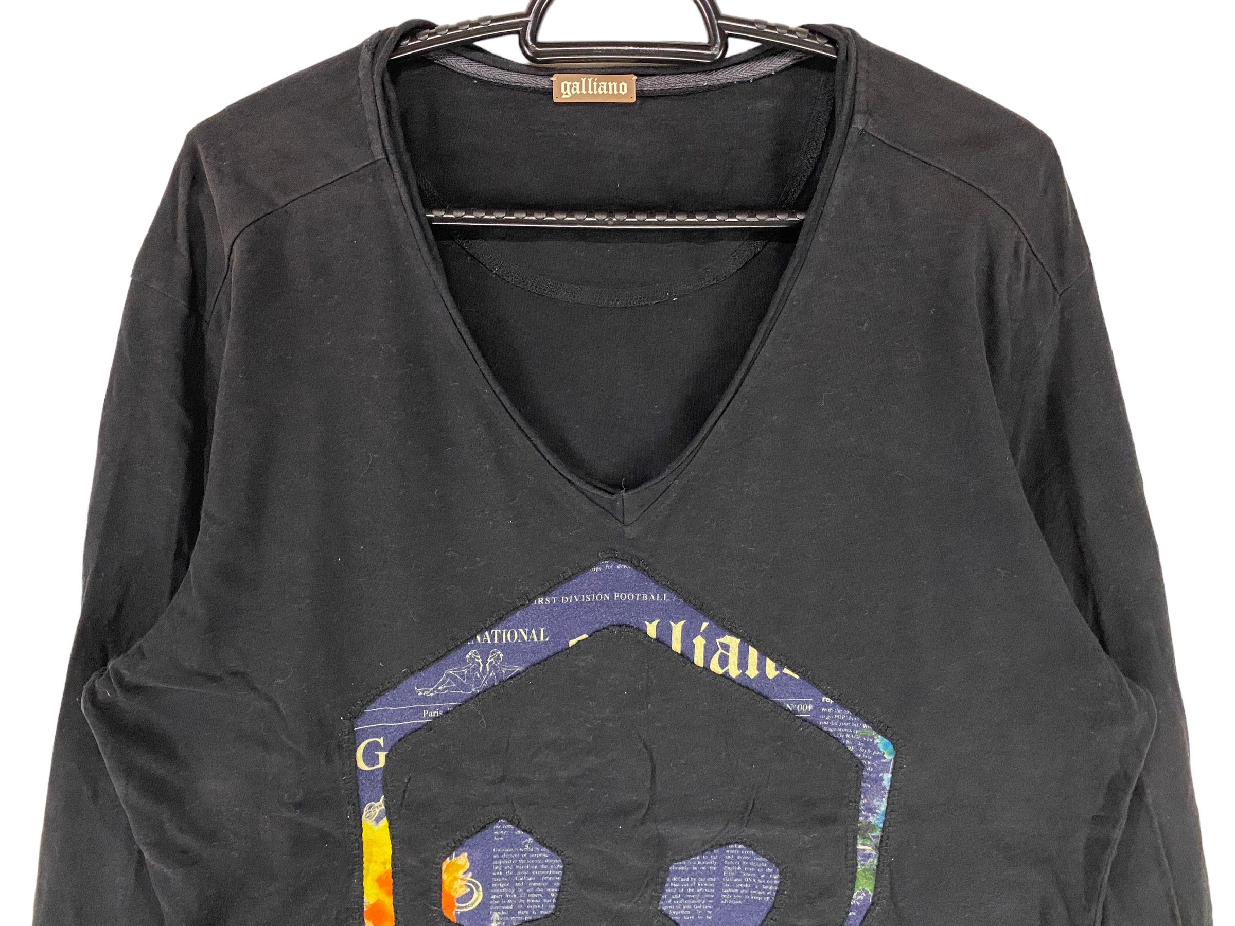Designer × John Galliano John Galliano Skull patch longsleeve shirt Size US L / EU 52-54 / 3 - 7 Thumbnail