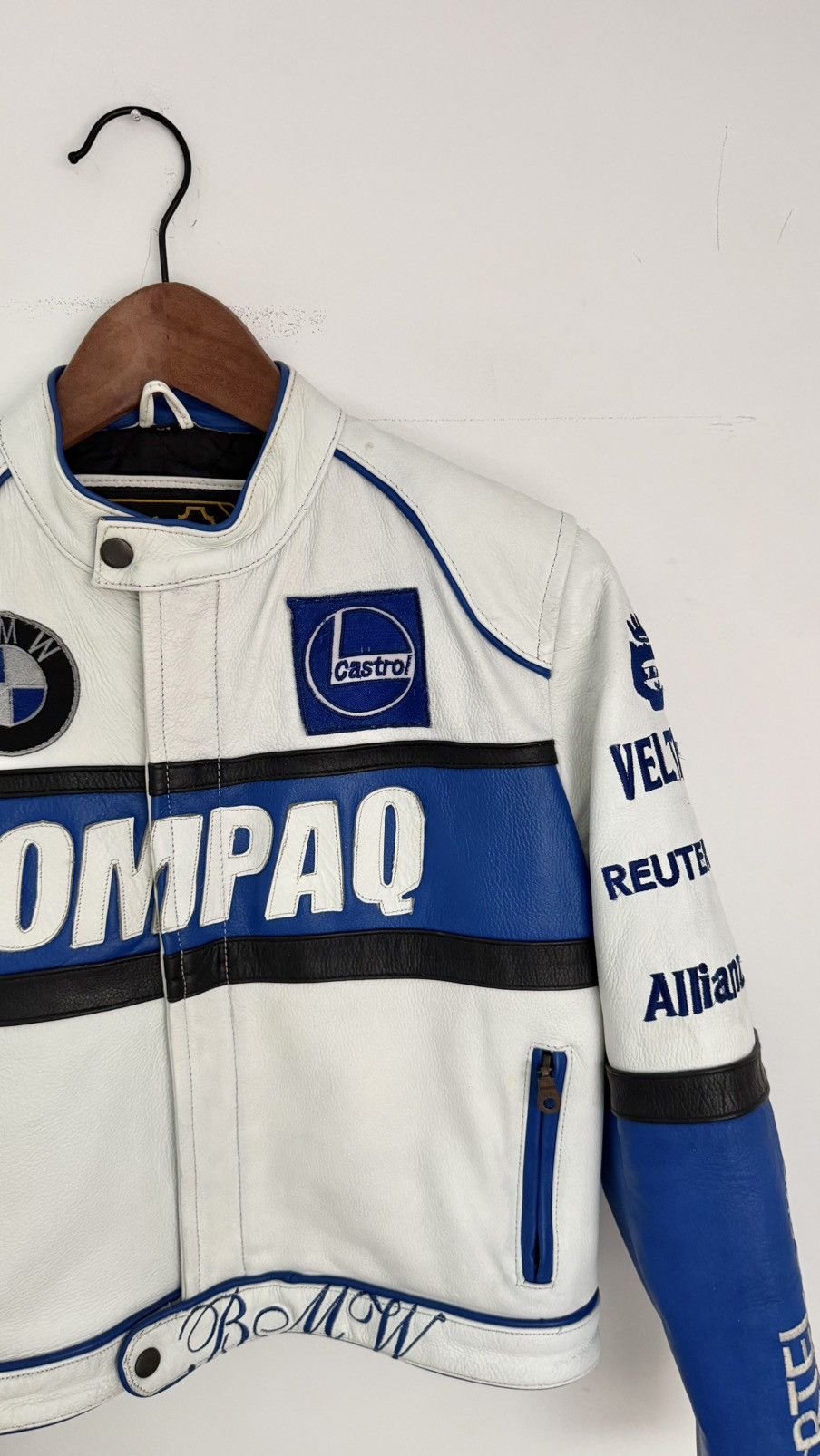 BMW Vintage BMW x Compaq Racing Leather Jacket Size US M / EU 48-50 / 2 - 5 Thumbnail