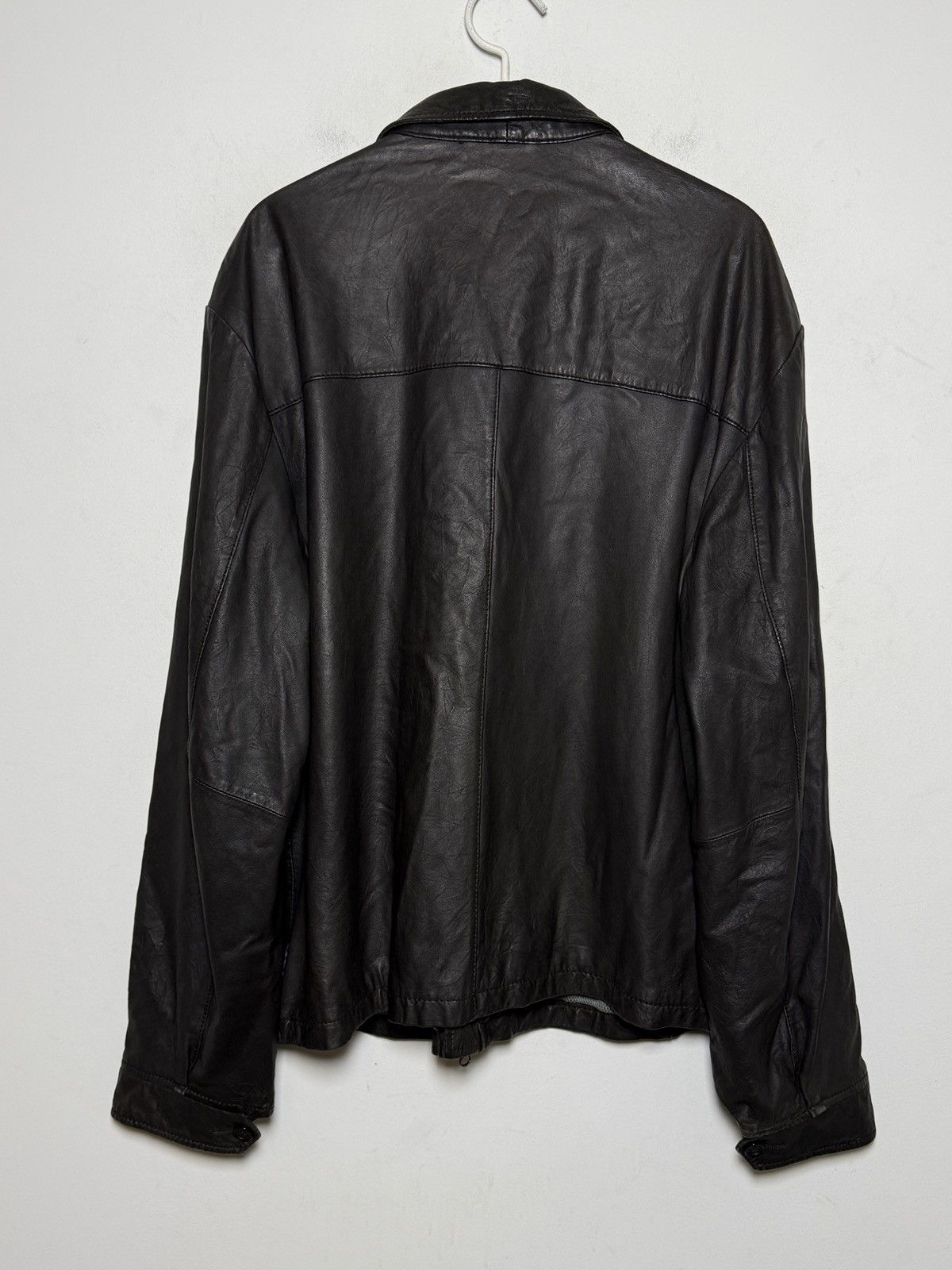 Giorgio Armani Armani Jeans y2k leather jacket Size US XL / EU 56 / 4 - 9 Thumbnail